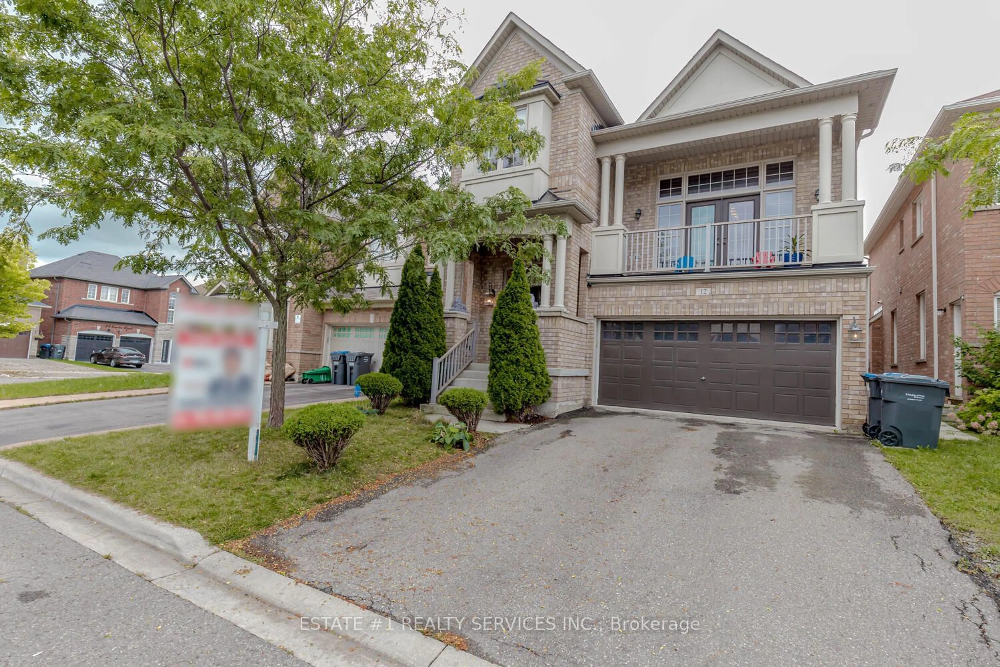 A pic from exterior of the house or condo, the street view for 12 Seastar Rd, Brampton Ontario L6Y 0P1