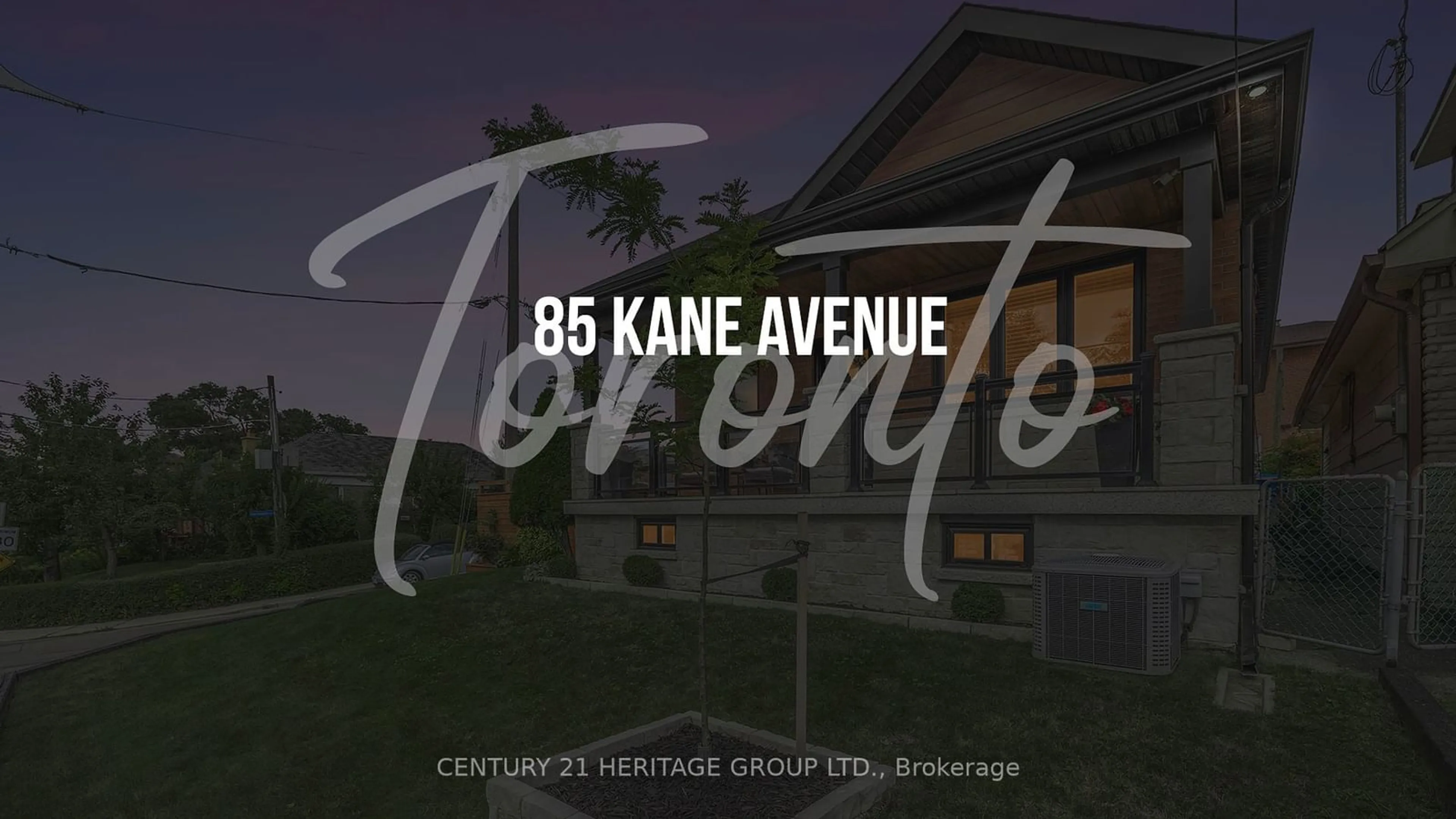 Frontside or backside of a home, the street view for 85 Kane Ave, Toronto Ontario M6M 3M8