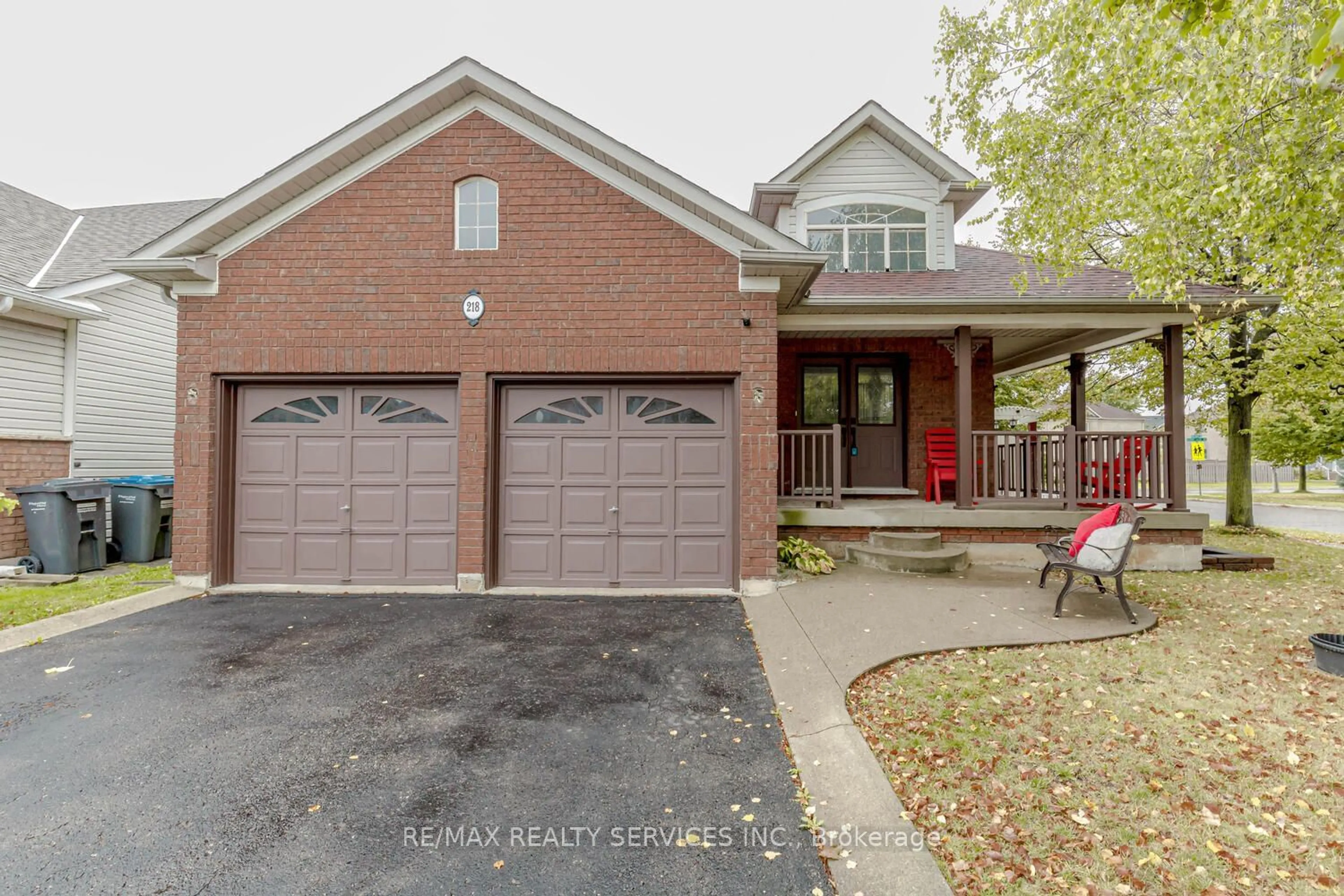 Home with brick exterior material for 218 Van Scott Dr, Brampton Ontario L7A 1V9