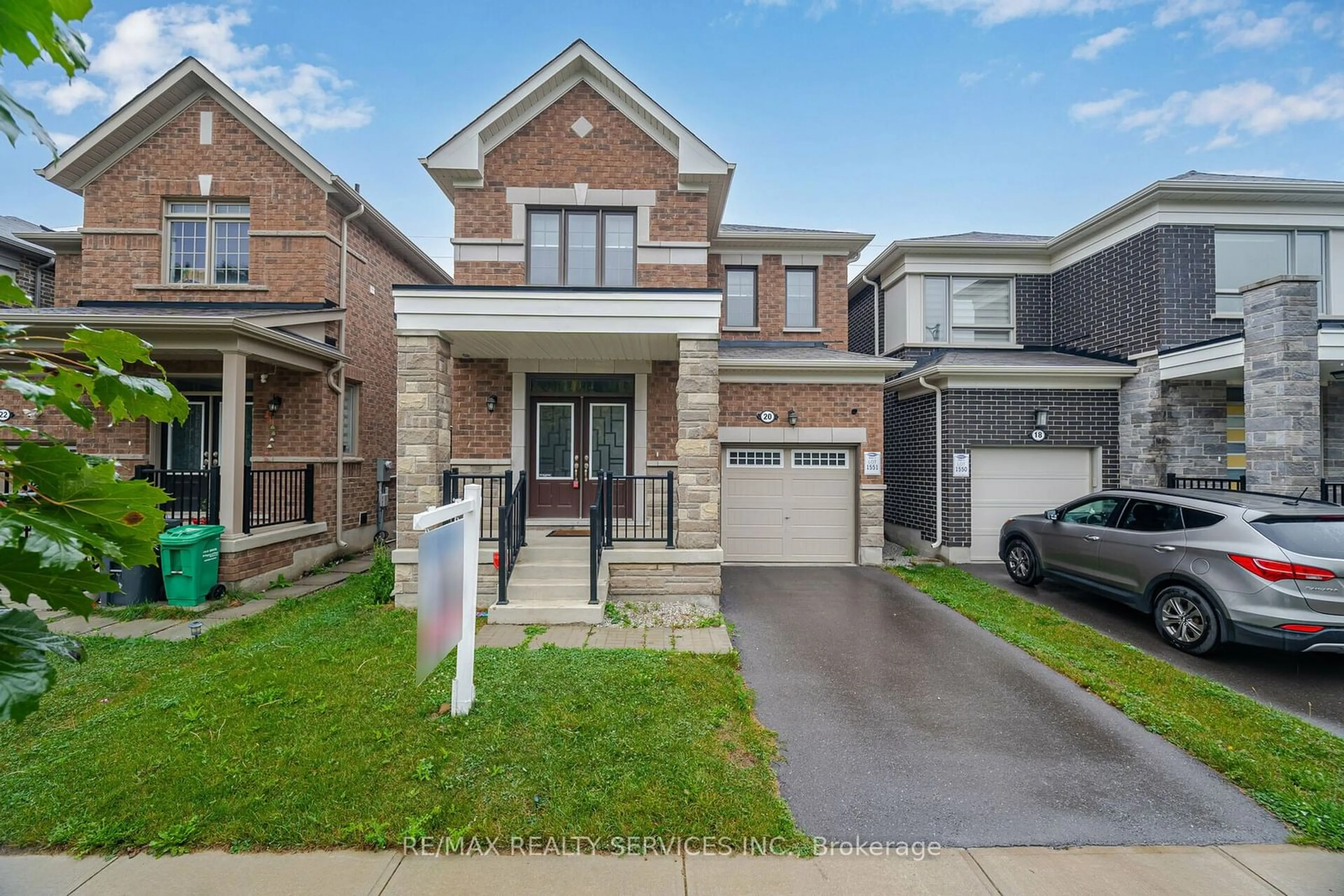 Home with brick exterior material for 20 Callahan Crt, Brampton Ontario L7A 0C2