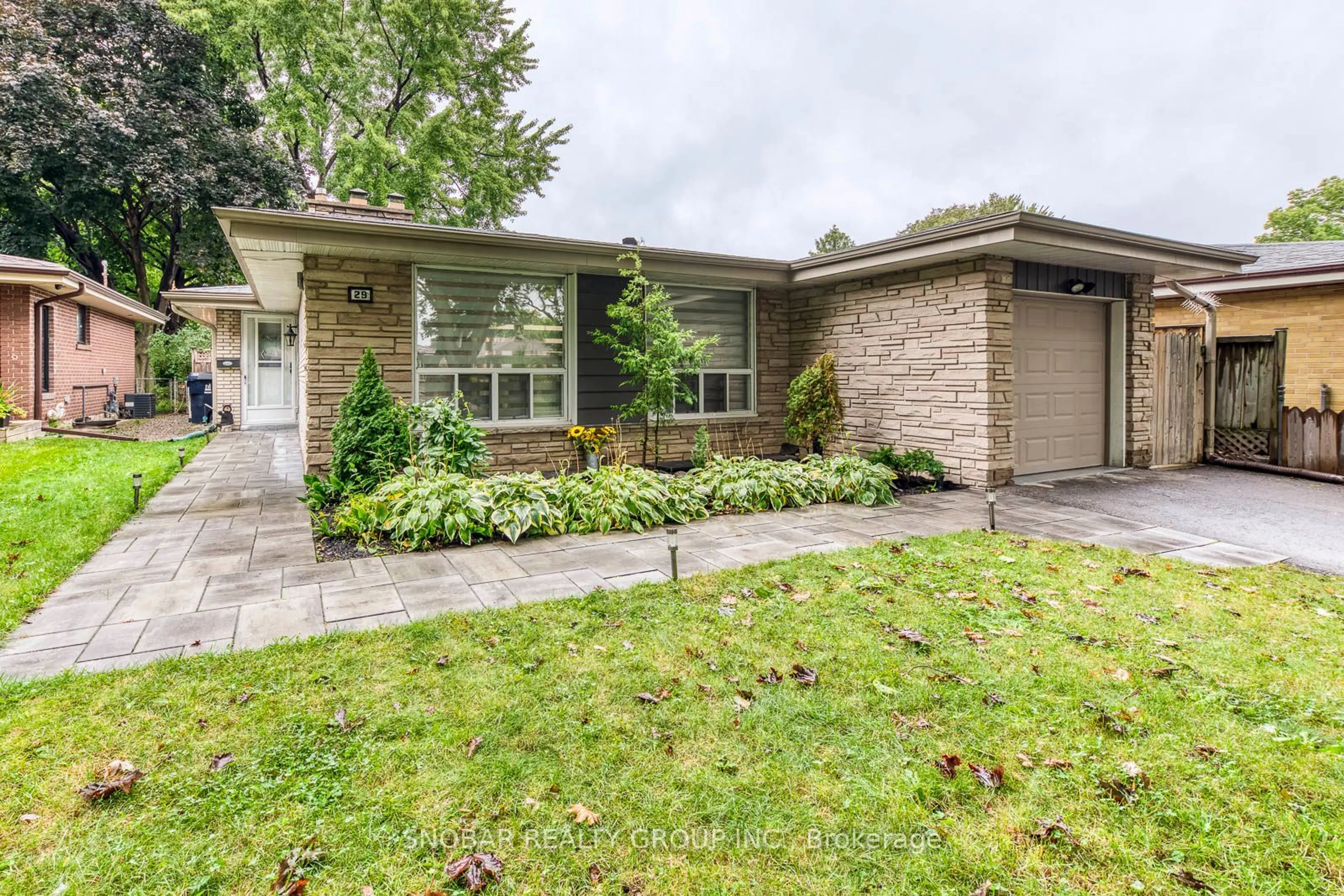 Home with brick exterior material for 29 Cromer Pl, Toronto Ontario M9R 2E2