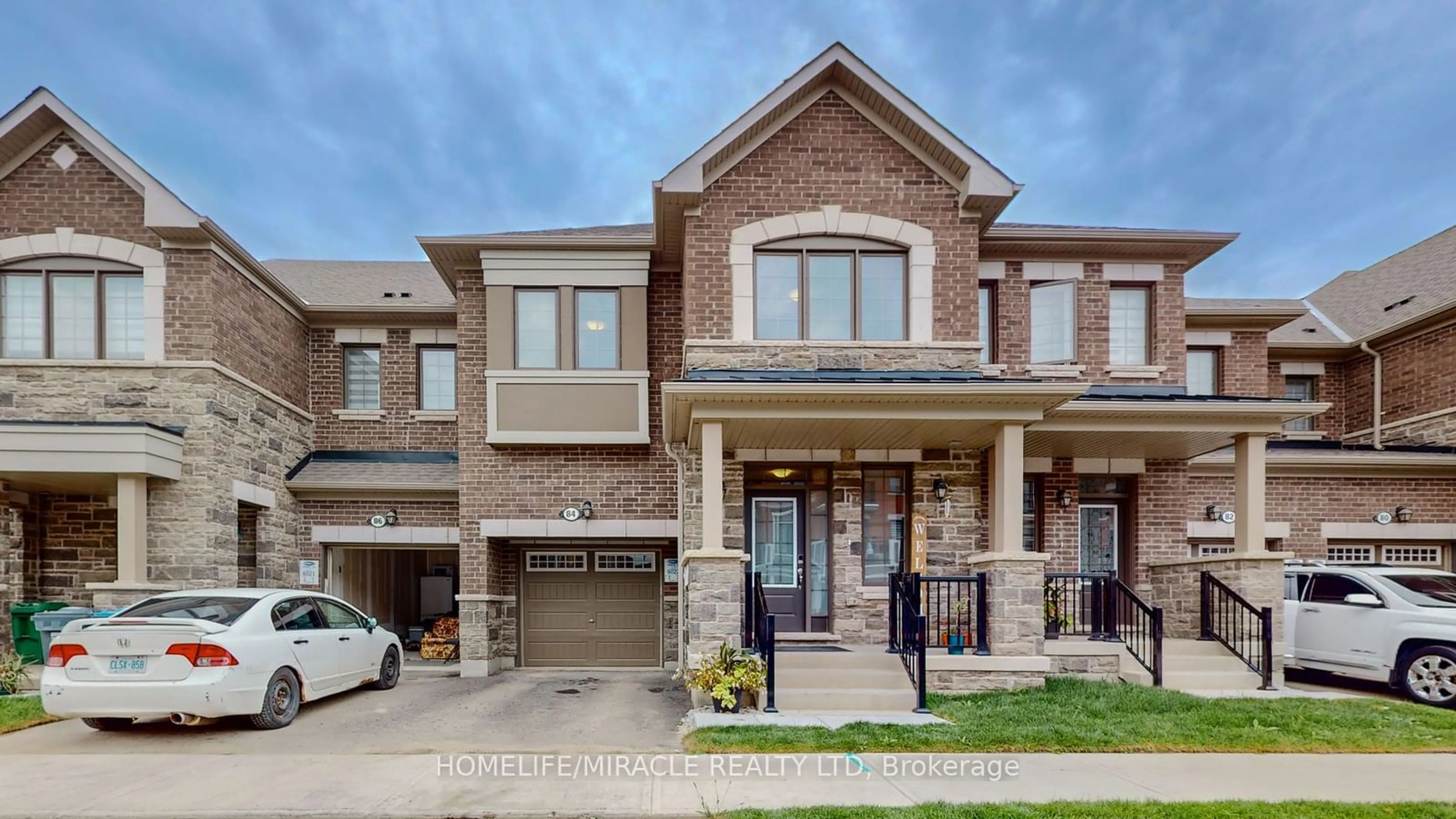 Home with brick exterior material for 84 Keppel Circ, Brampton Ontario L7A 5K9