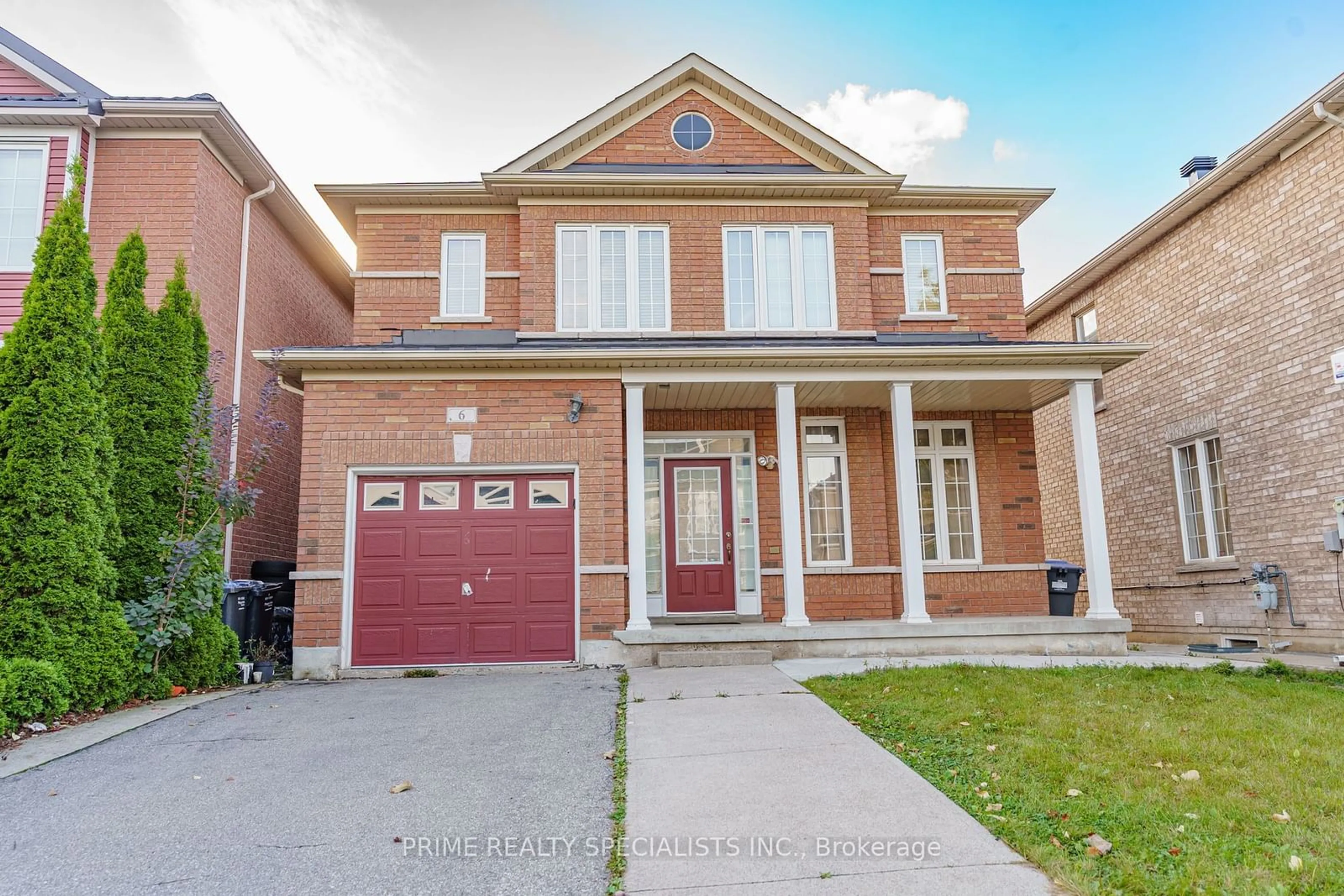 Home with brick exterior material for 6 Wellsprings Dr, Brampton Ontario L6V 4S5