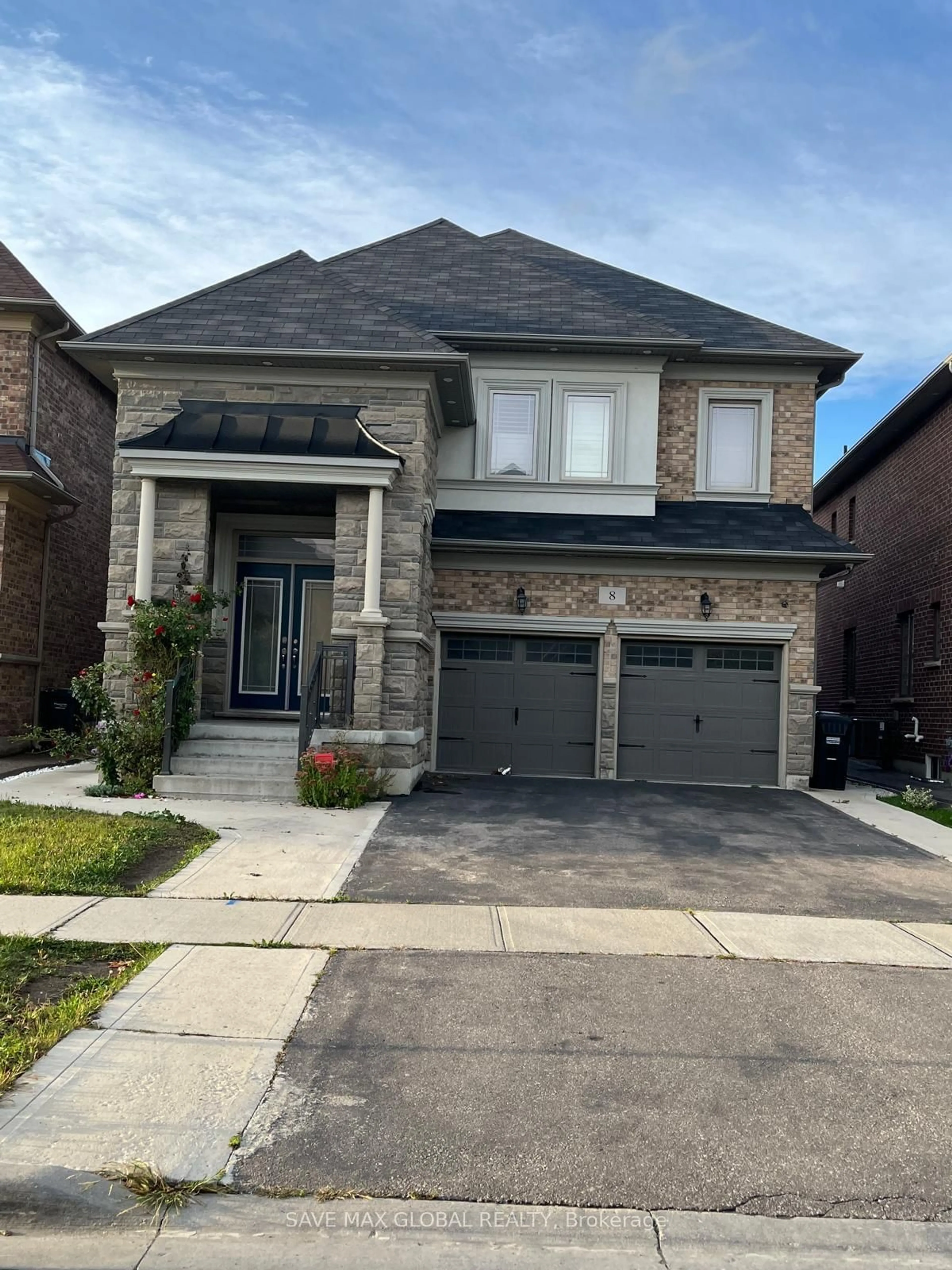 Home with brick exterior material for 8 Arda Cres, Brampton Ontario L6P 4G2