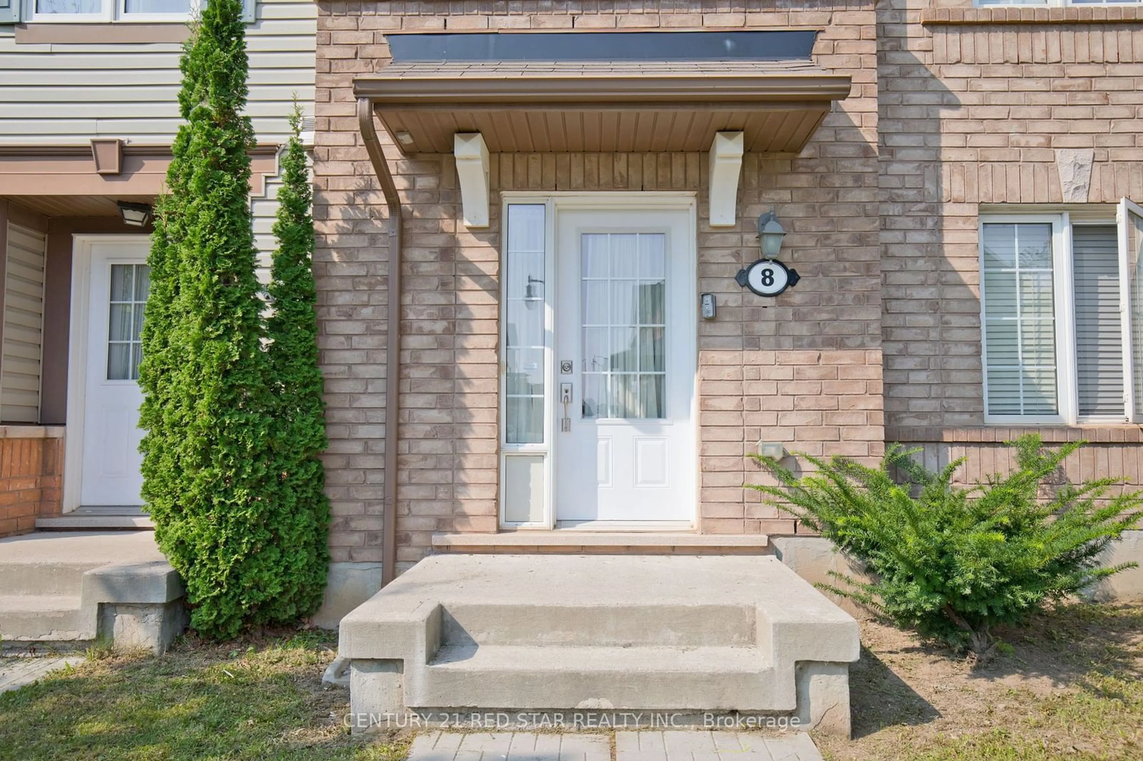 Home with brick exterior material for 8 Agricola Rd, Brampton Ontario L7A 0V1