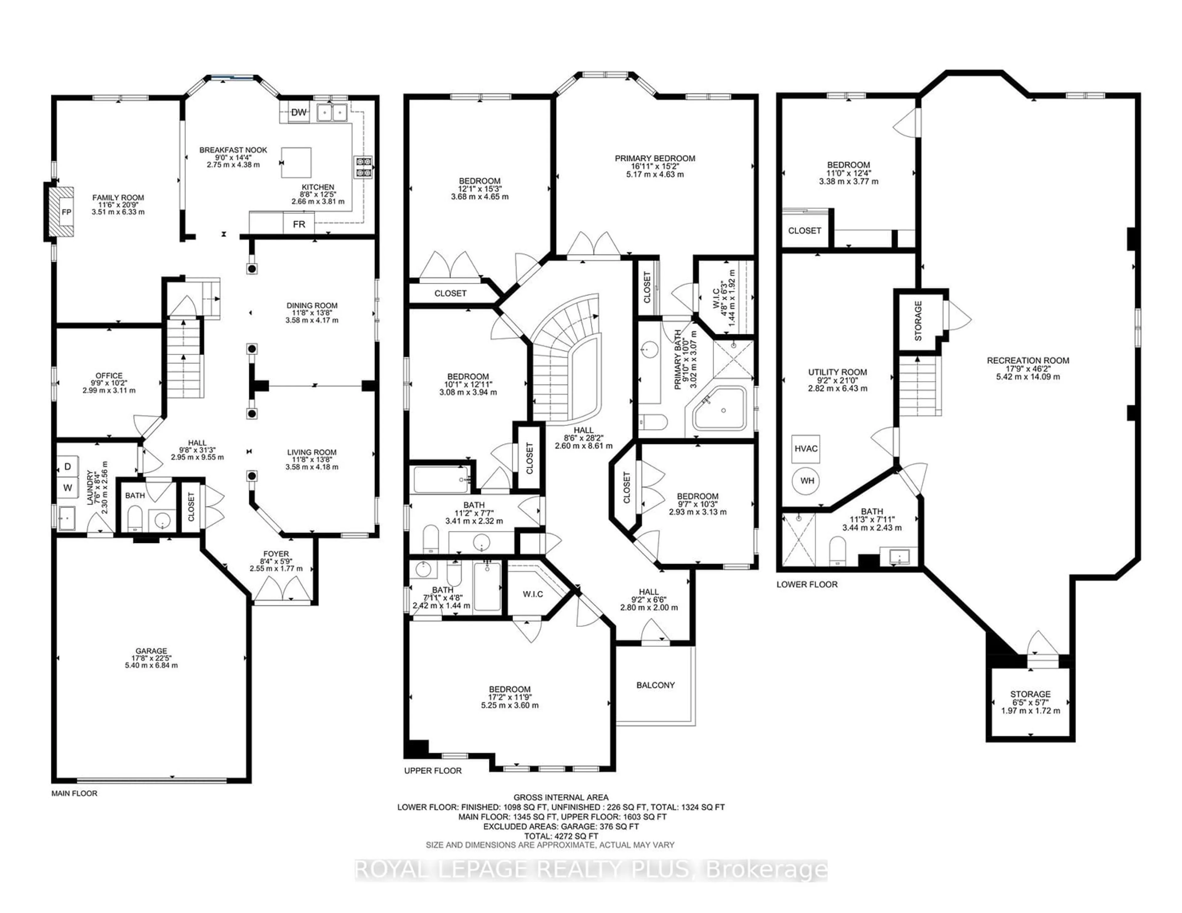 Floor plan for 56 Forsyth Cres, Halton Hills Ontario L7G 6G3