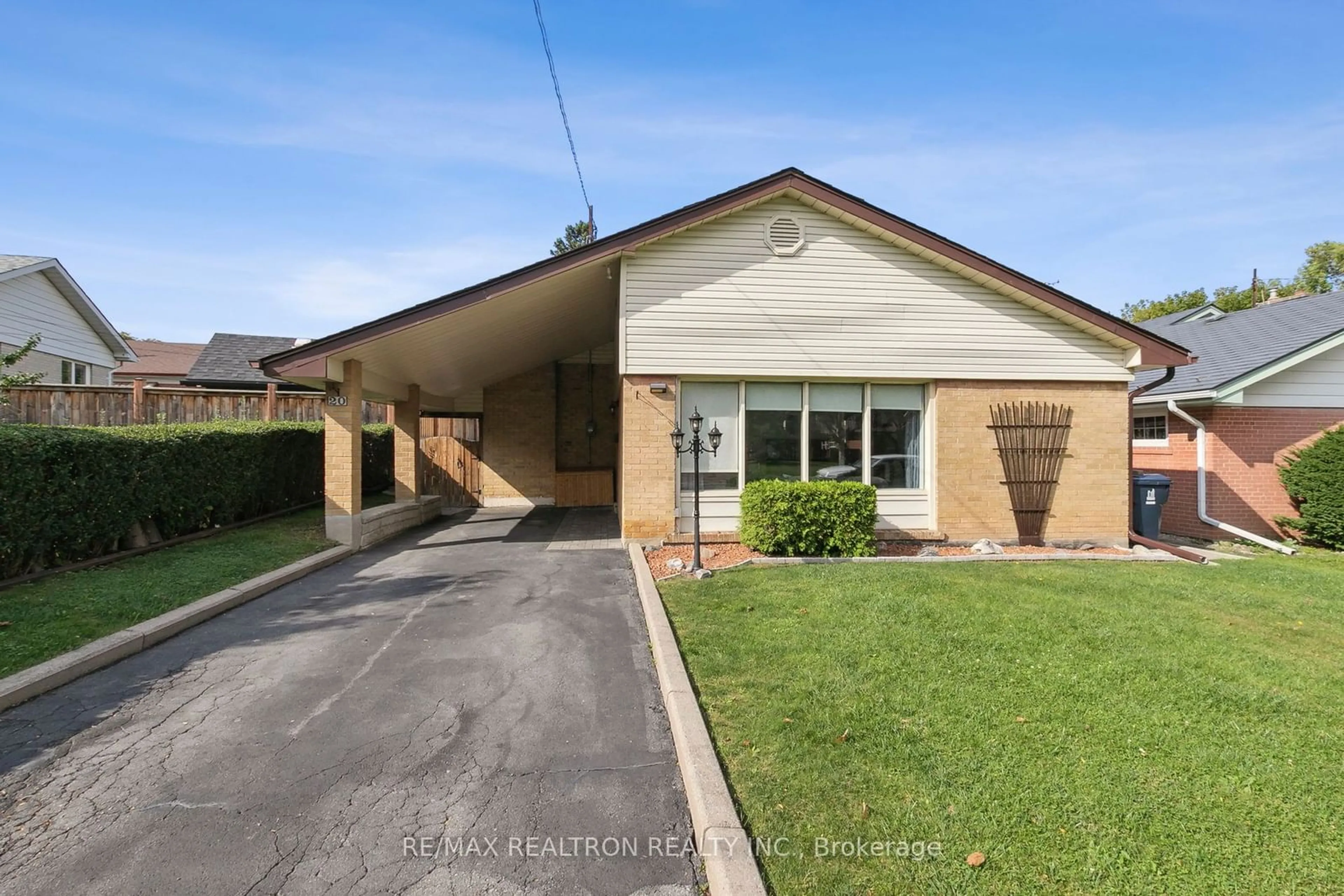 Frontside or backside of a home, the street view for 20 Kennebec Cres, Toronto Ontario M9W 2R7