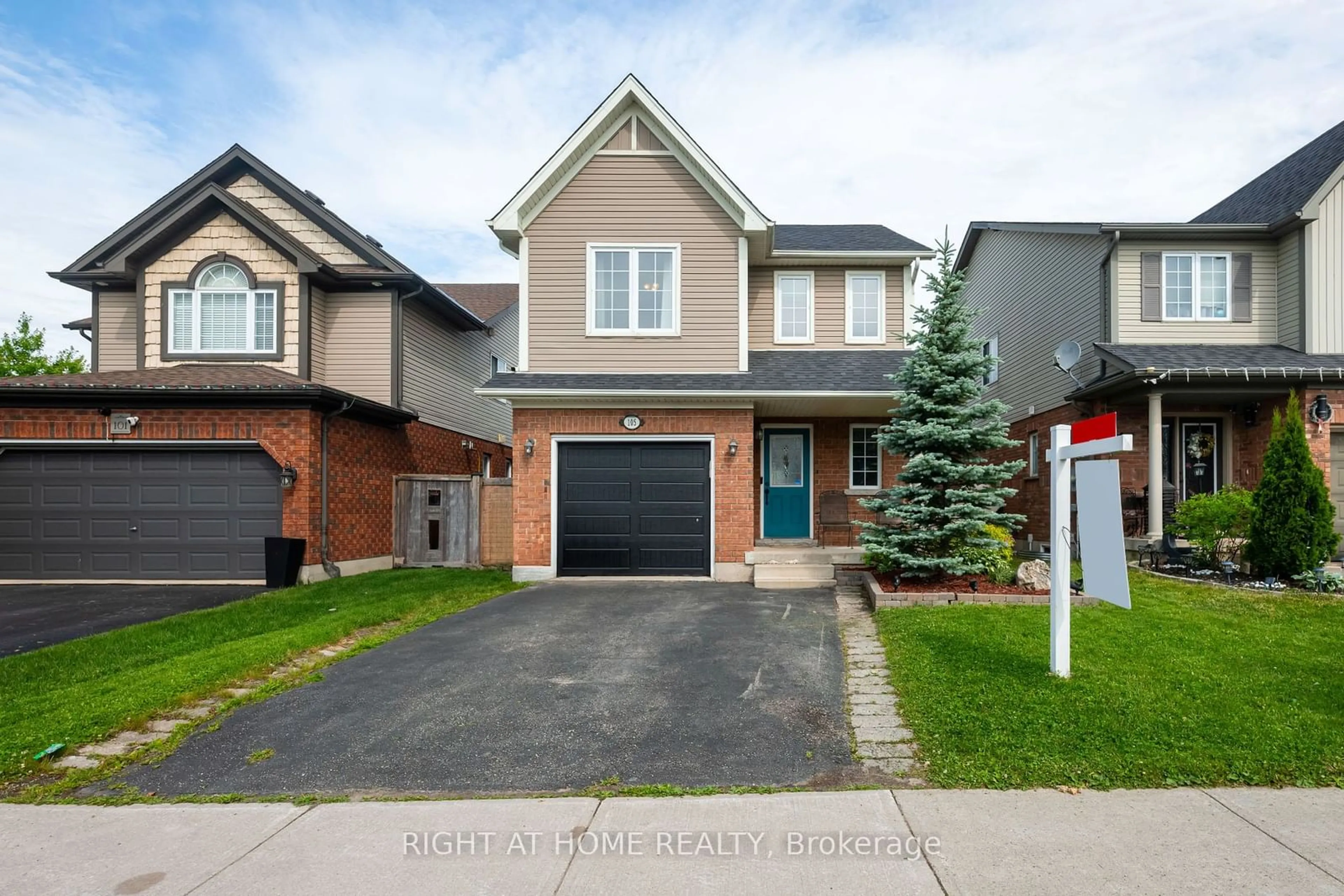 Frontside or backside of a home, the street view for 105 Joshua Rd, Orangeville Ontario L9W 4W2