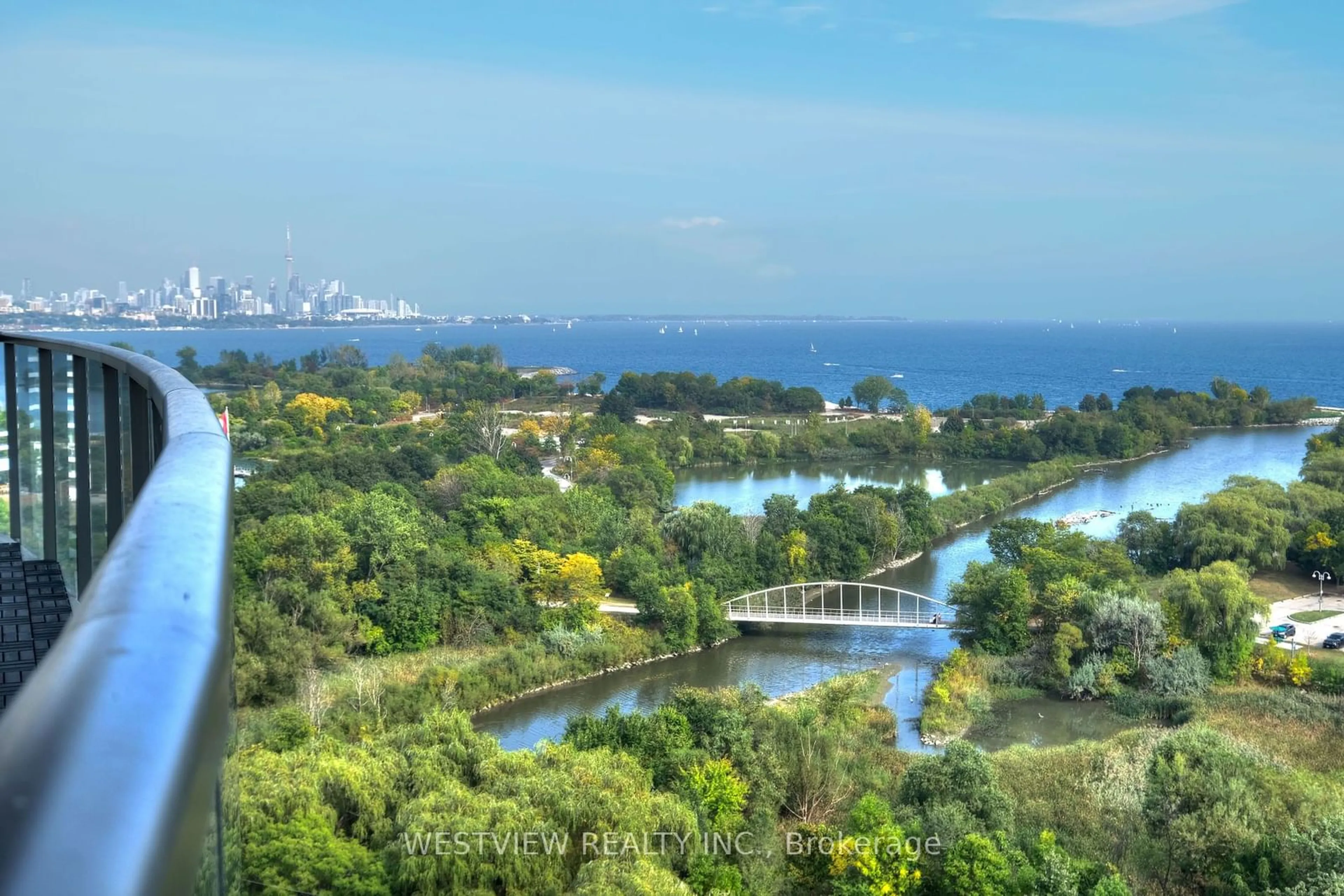 A pic from exterior of the house or condo, the view of lake or river for 2230 Lake Shore Blvd #1502, Toronto Ontario M8V 0B2