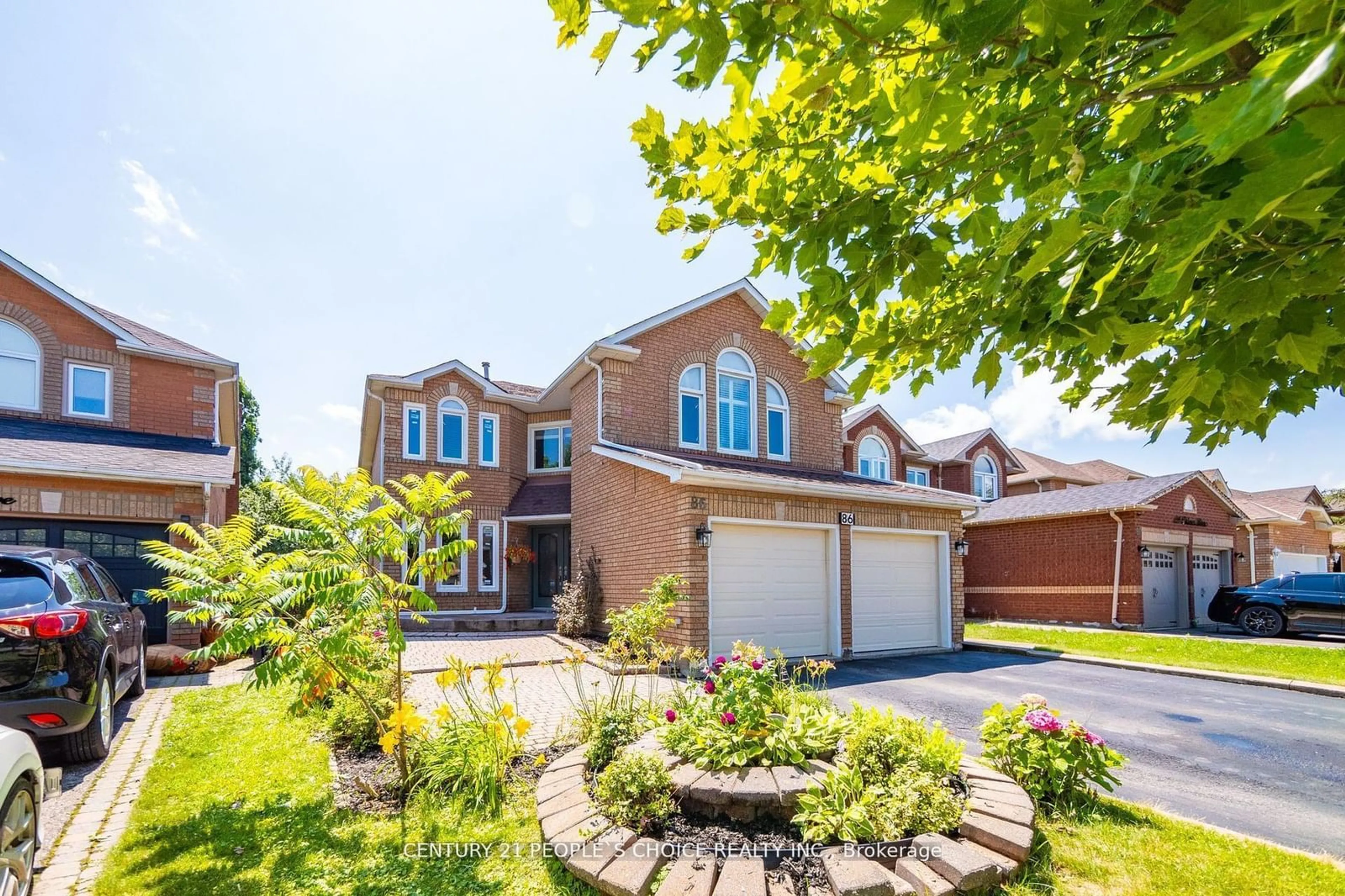 Home with brick exterior material for 86 Valonia Dr, Brampton Ontario L6V 4K1