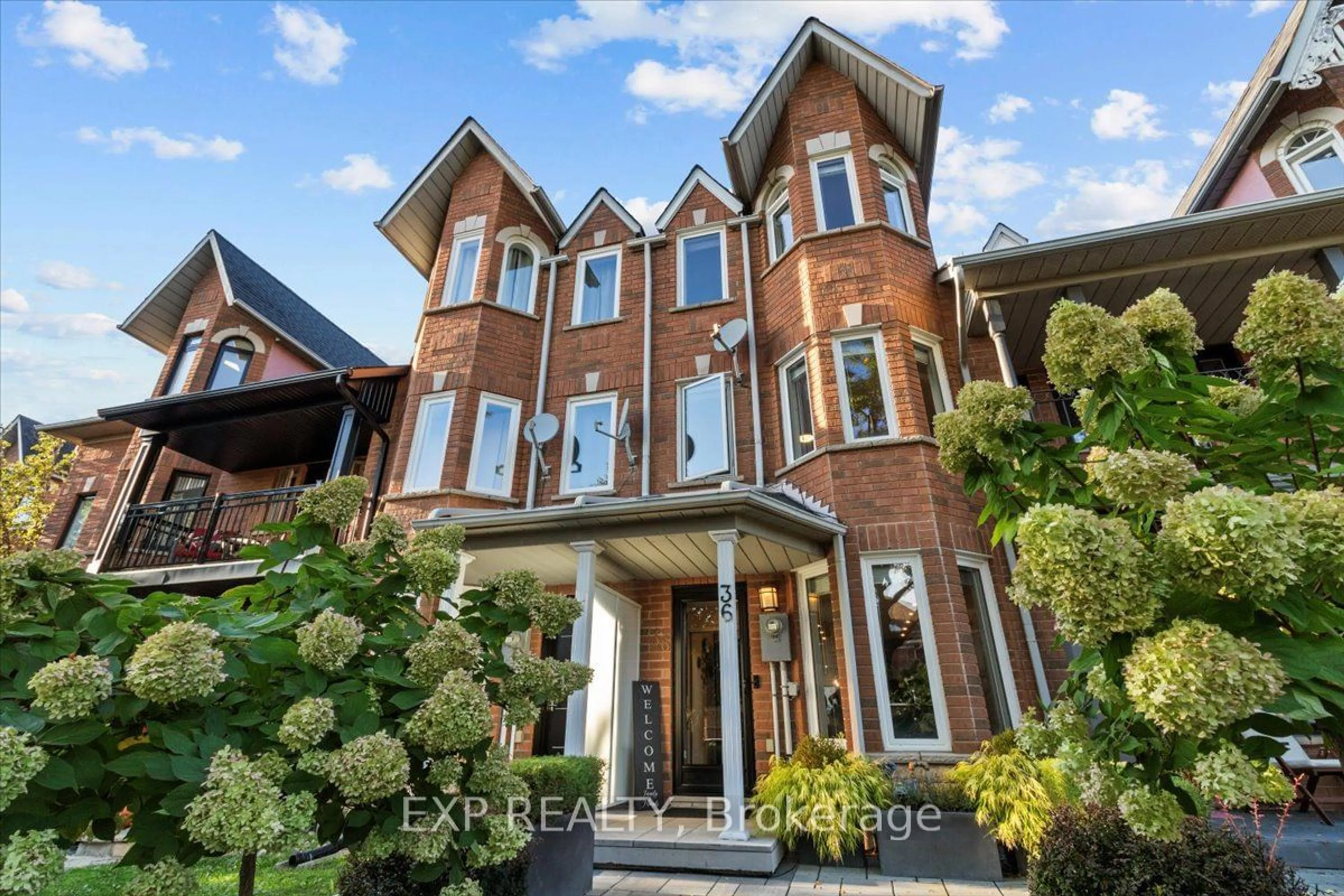 Home with brick exterior material for 36 Rory Rd, Toronto Ontario M6L 3G2