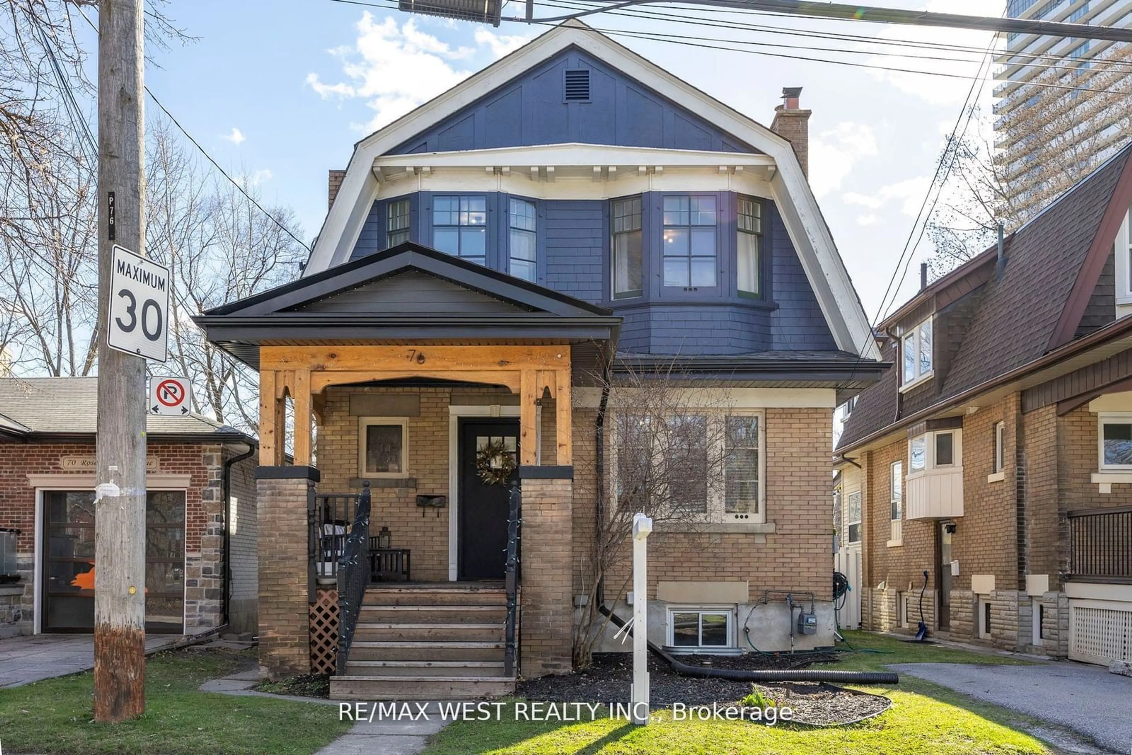 Frontside or backside of a home, cottage for 76 Rosemount Ave, Toronto Ontario M9N 3B3