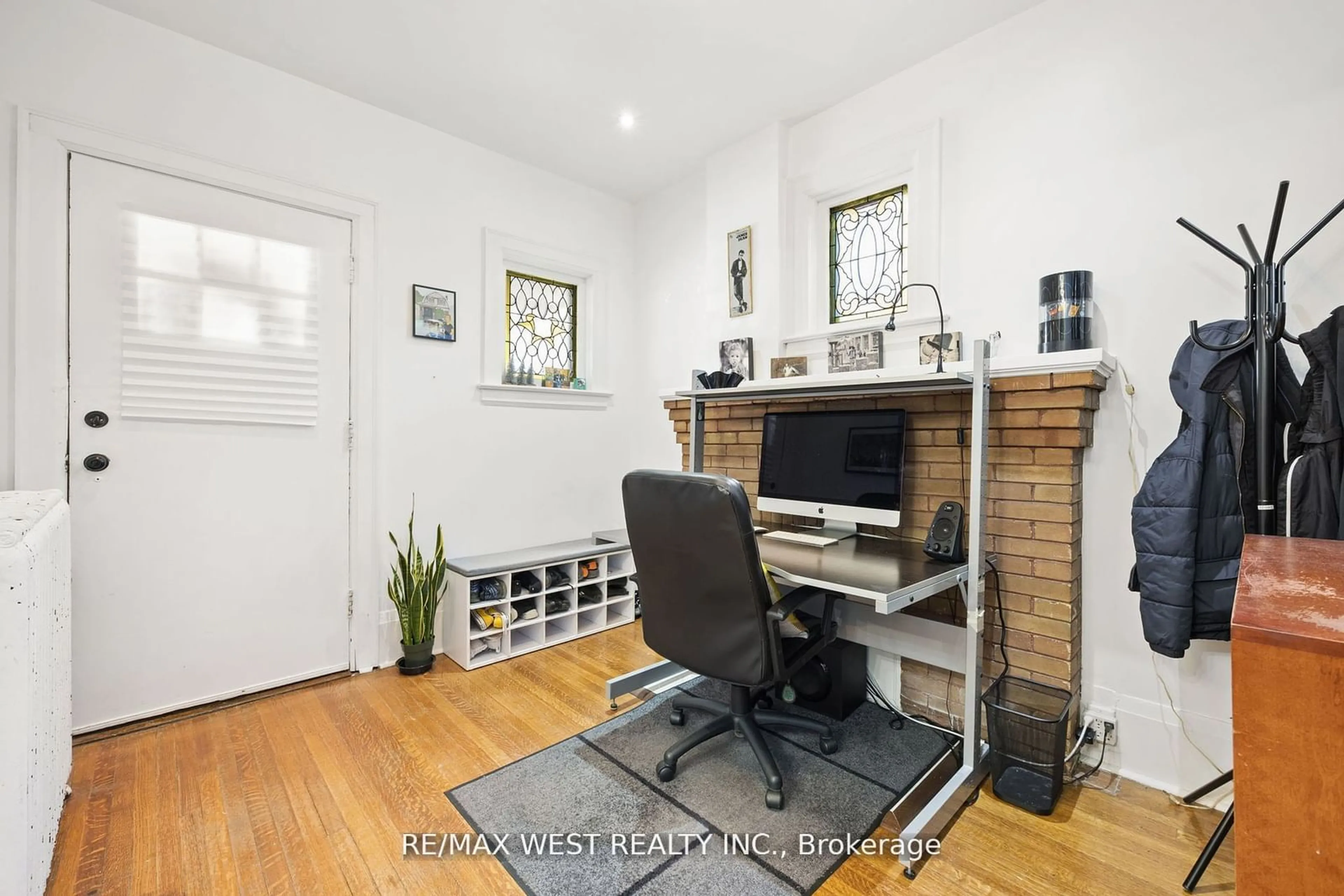 Living room, wood floors for 76 Rosemount Ave, Toronto Ontario M9N 3B3