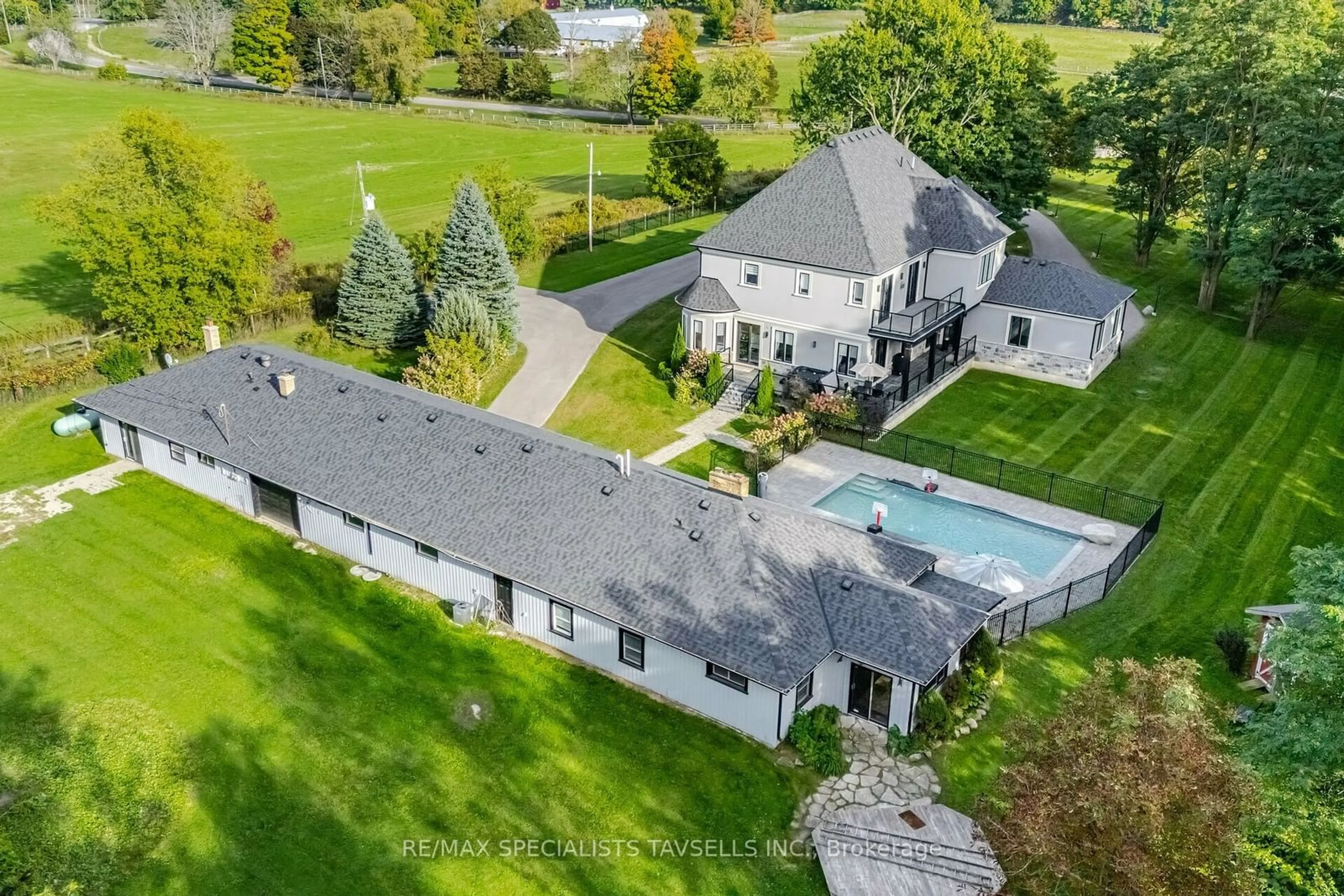 Frontside or backside of a home, the fenced backyard for 6100 PATTERSON Sdrd, Caledon Ontario L7K 1H1