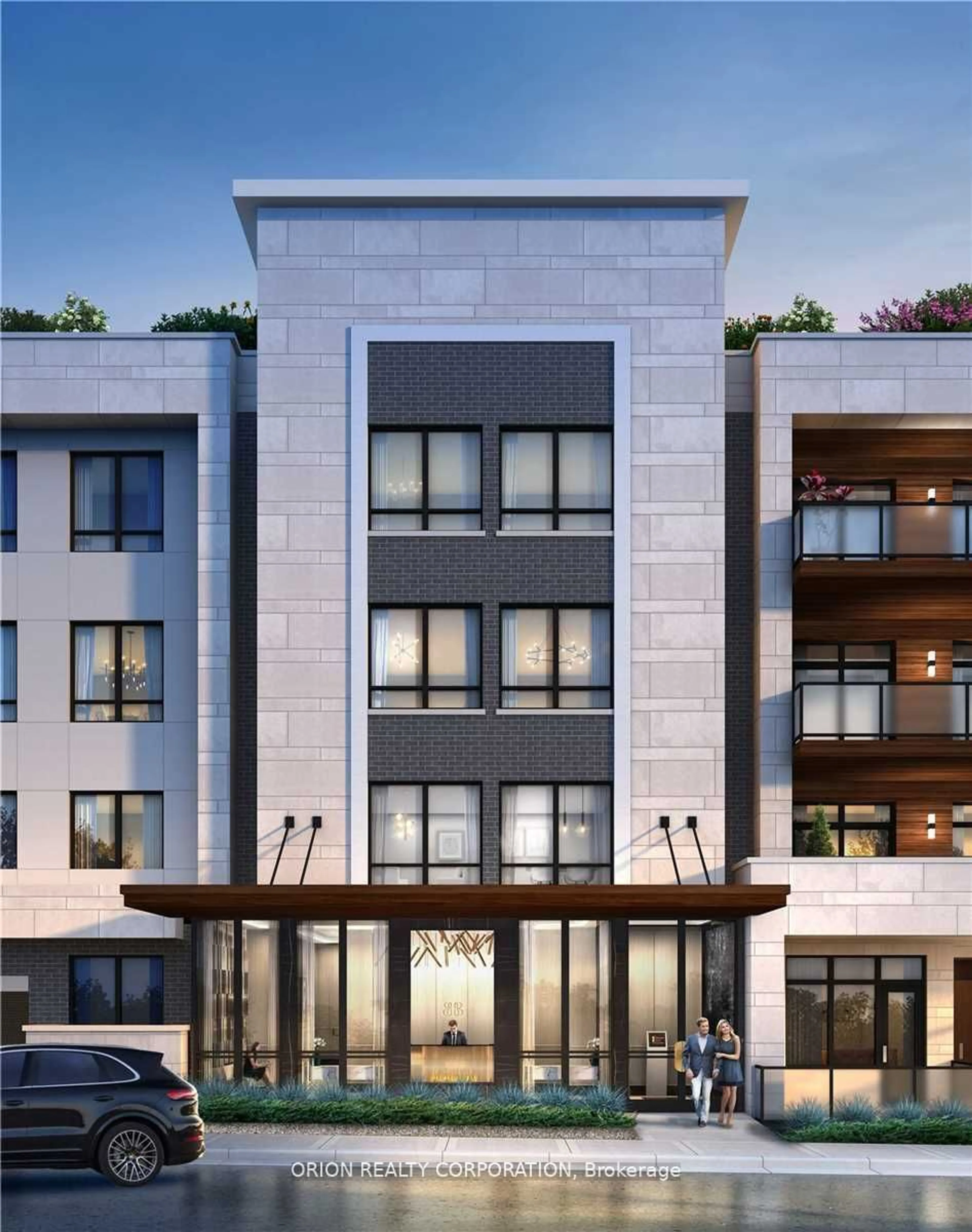 A pic from exterior of the house or condo, the front or back of building for 123 Maurice Dr #201, Oakville Ontario L6K 2W6