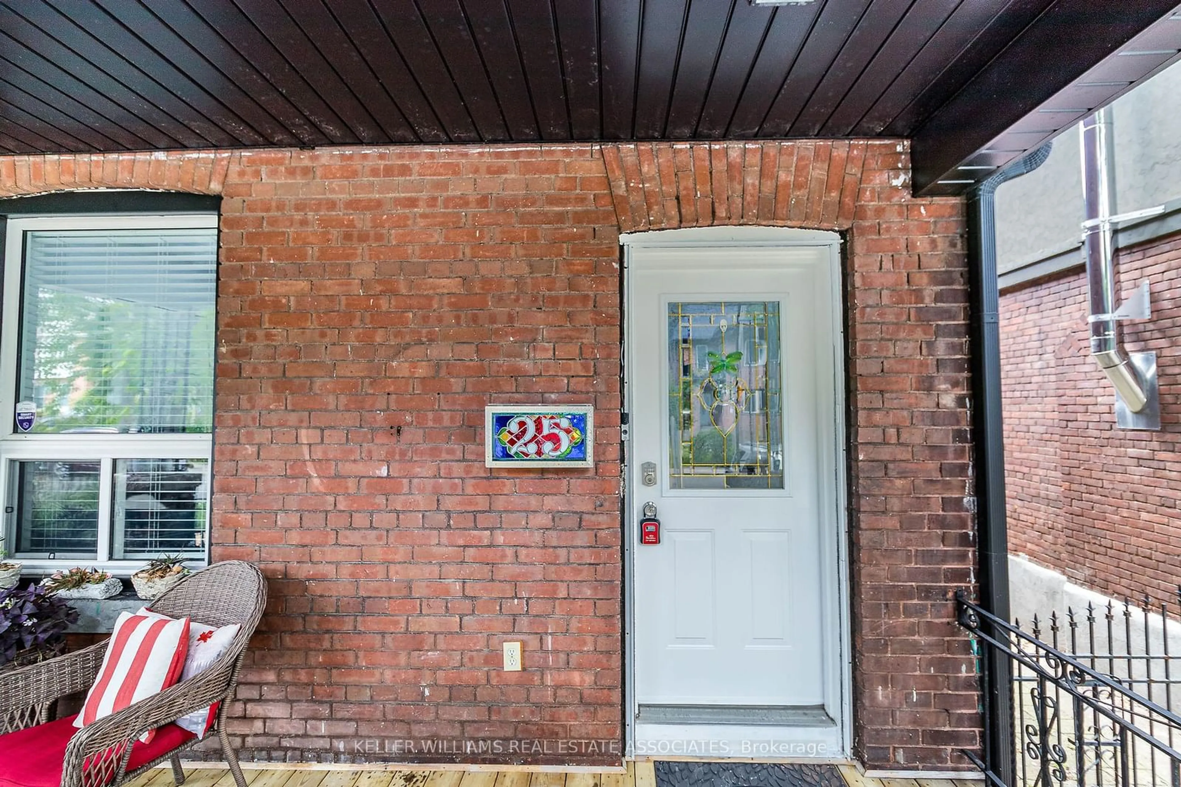 A pic from exterior of the house or condo, the street view for 25 Boustead Ave, Toronto Ontario M6R 1Y7