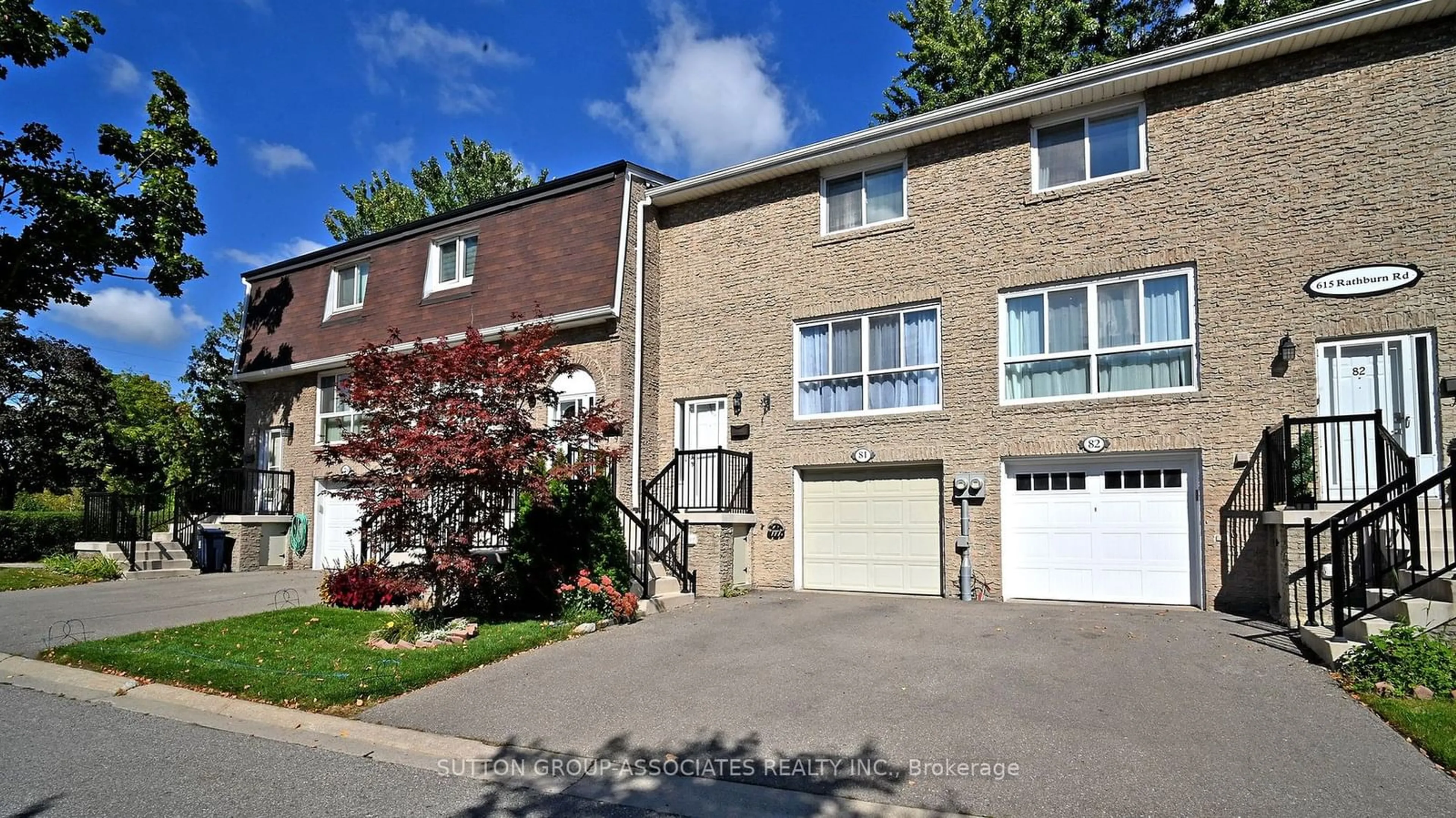 A pic from exterior of the house or condo for 615 Rathburn Rd #81, Toronto Ontario M9C 3T5