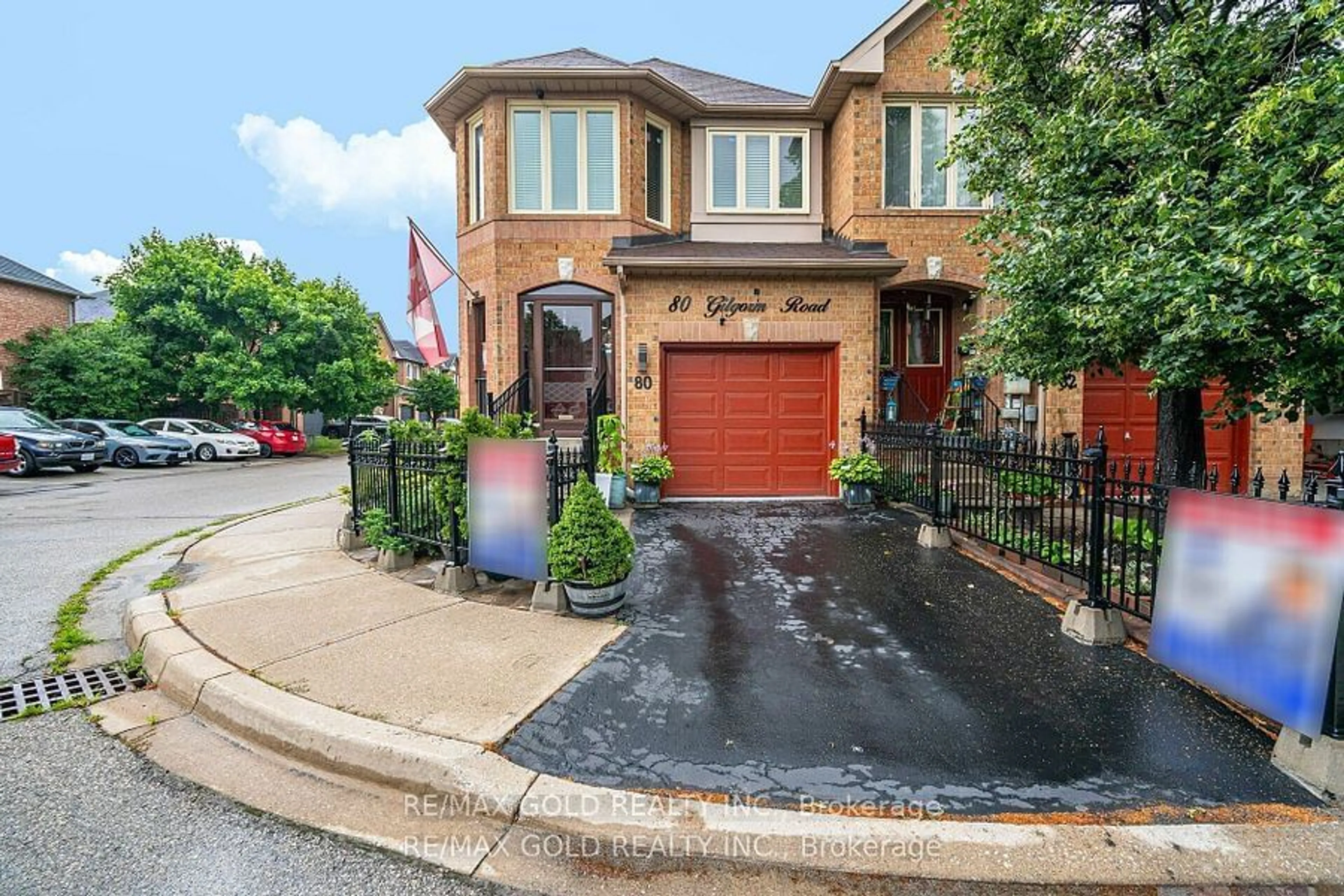 A pic from exterior of the house or condo, the street view for 80 Gilgorm Rd, Brampton Ontario L6X 4P5