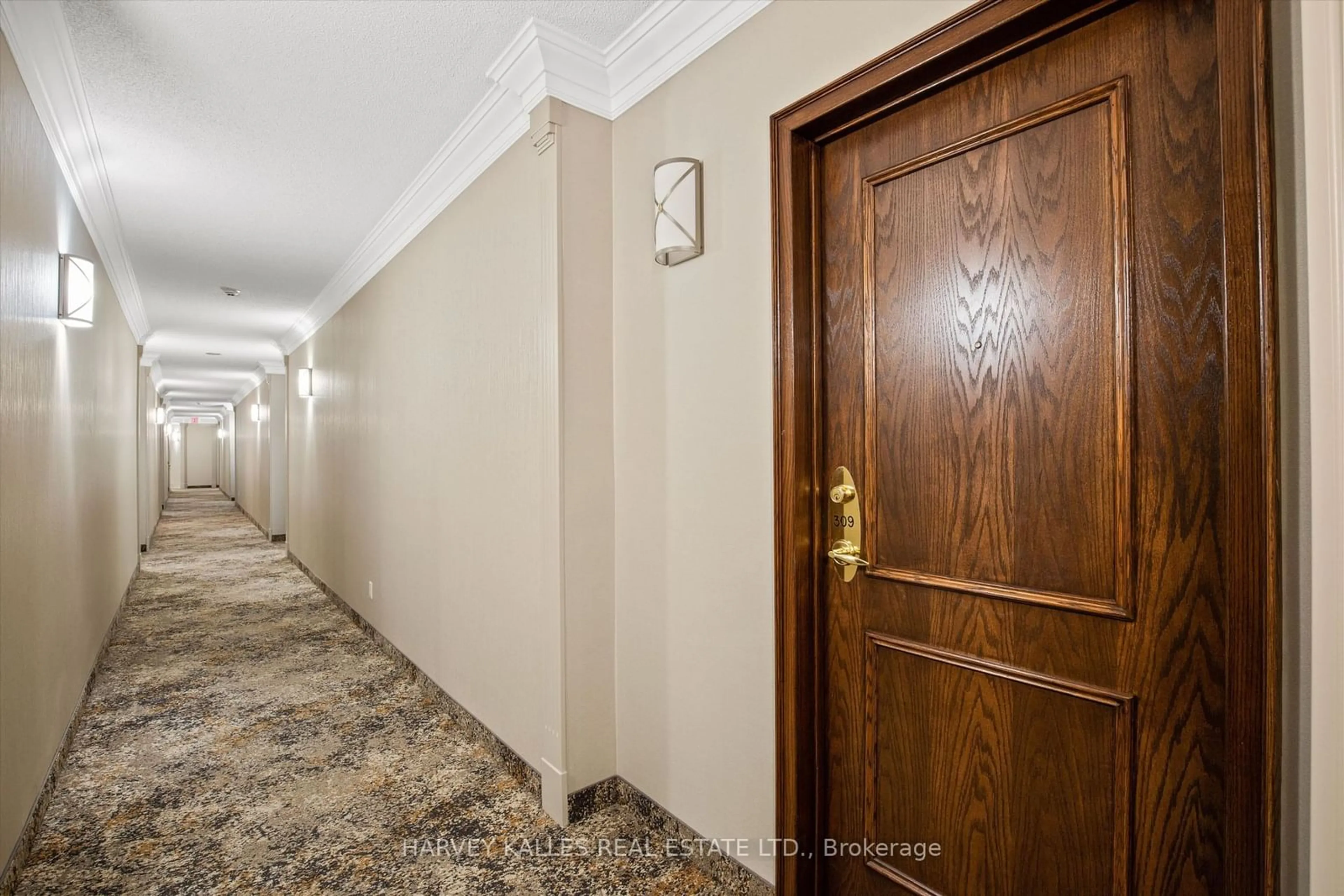 Indoor foyer, unknown floor for 350 Mill Rd #309, Toronto Ontario M9C 5R7