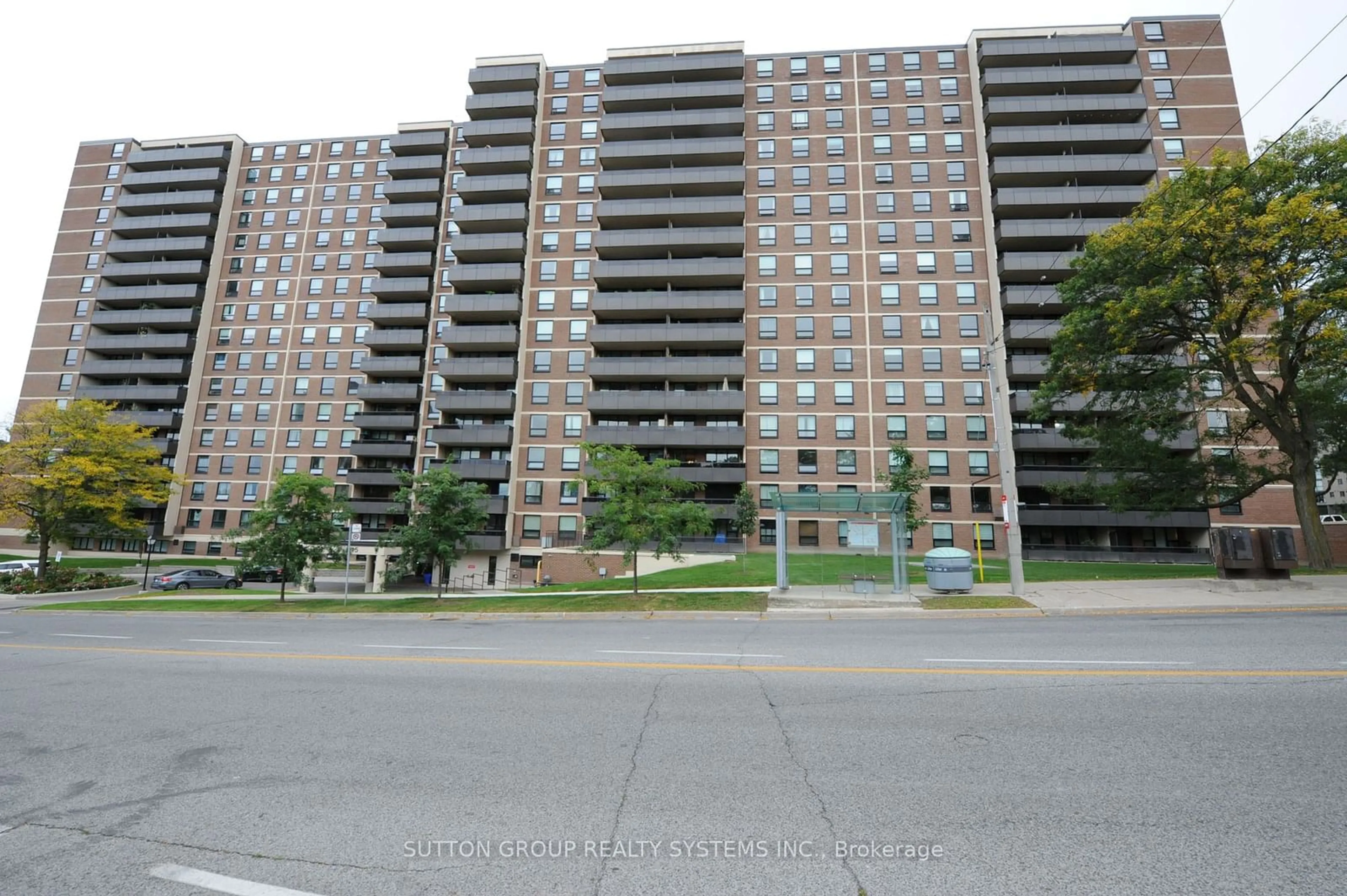 A pic from exterior of the house or condo, the front or back of building for 15 La Rose Ave #108, Toronto Ontario M9P 1A7