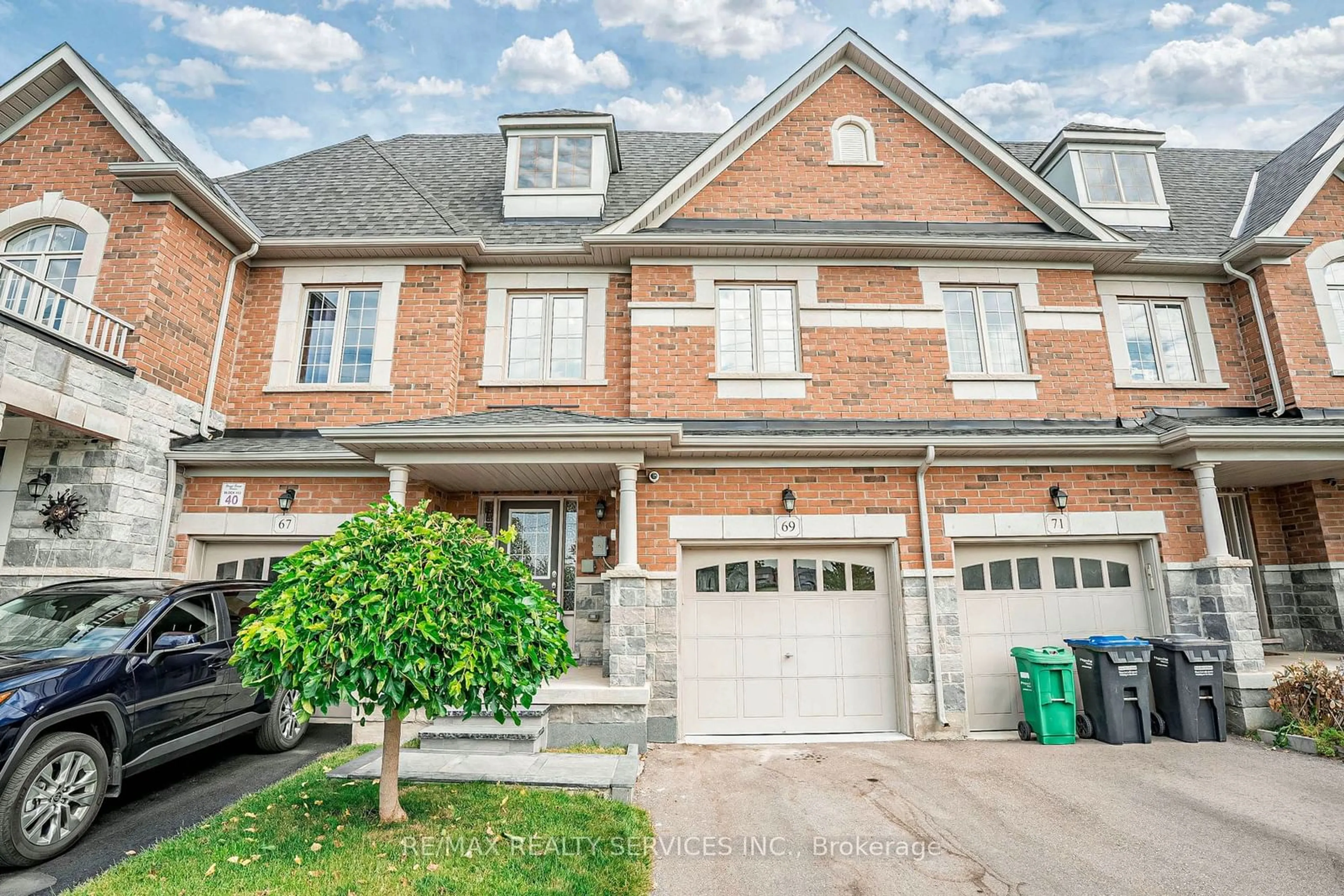 A pic from exterior of the house or condo, the street view for 69 Agava St, Brampton Ontario L7A 4S4