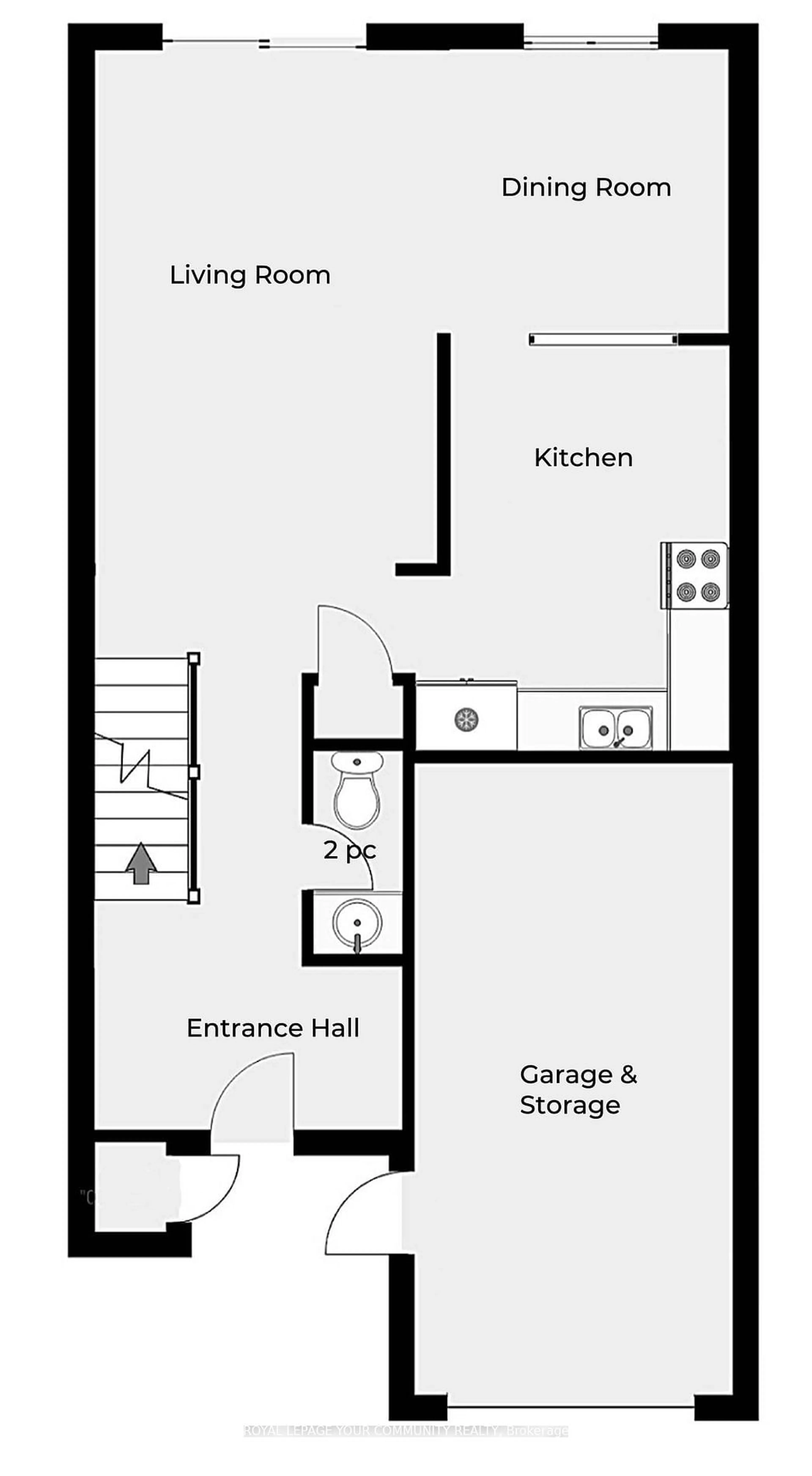 Floor plan for 2440 Bromsgrove Rd #47, Mississauga Ontario L5J 4J7