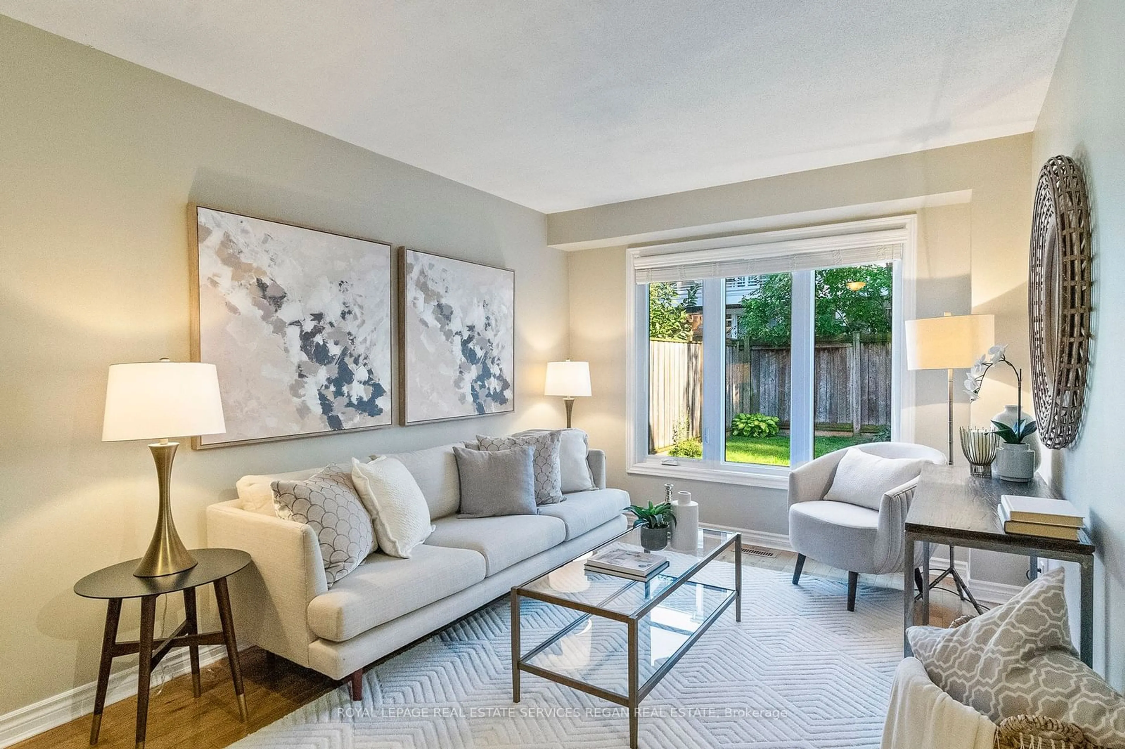Living room, wood floors for 2362 Marine Dr, Oakville Ontario L6L 1C4