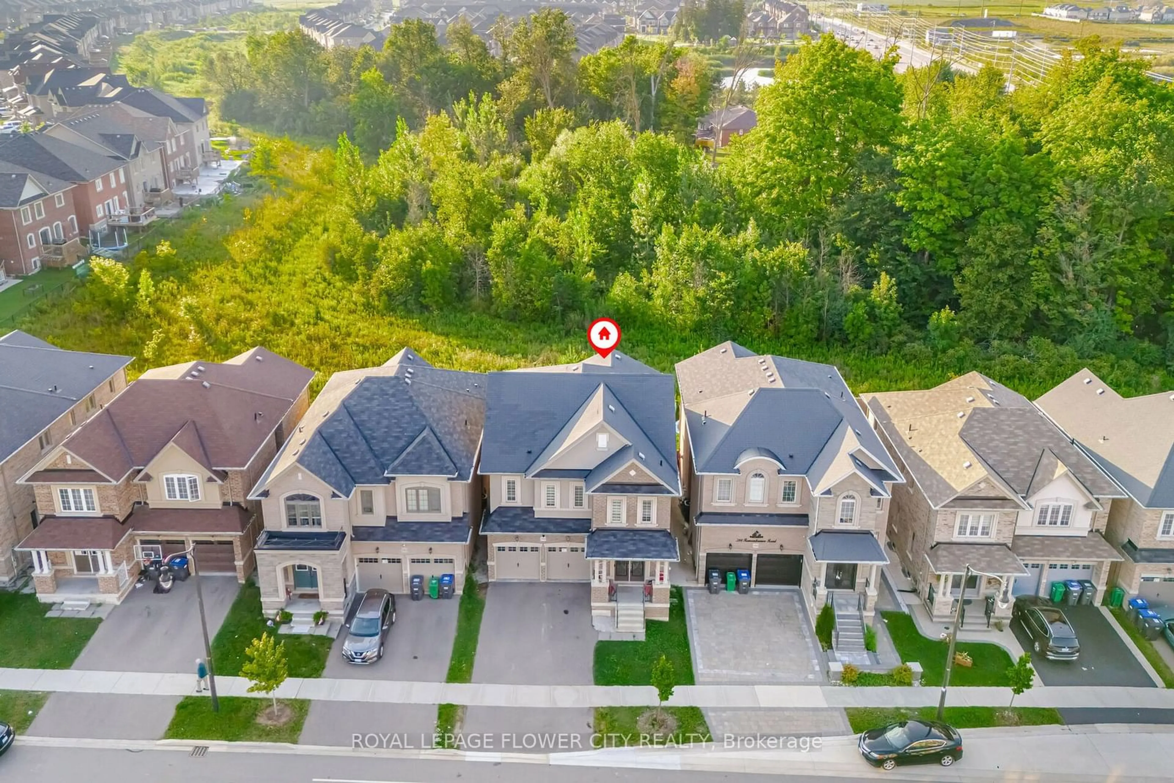 A pic from exterior of the house or condo, the street view for 384 Remembrance Rd, Brampton Ontario L7A 4X9