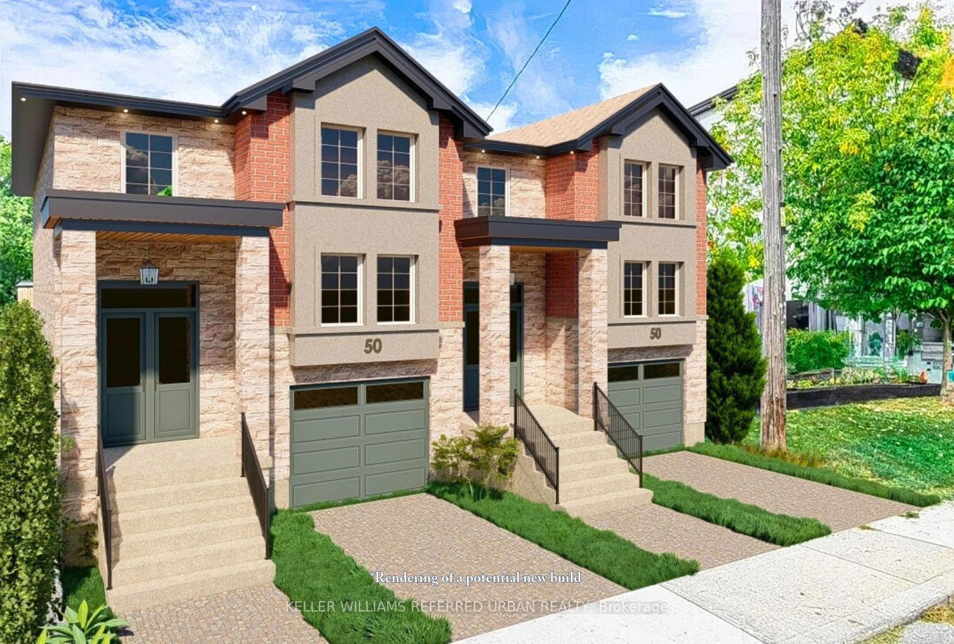 Home with brick exterior material for 50 Exmoor Dr, Toronto Ontario M9W 1R5