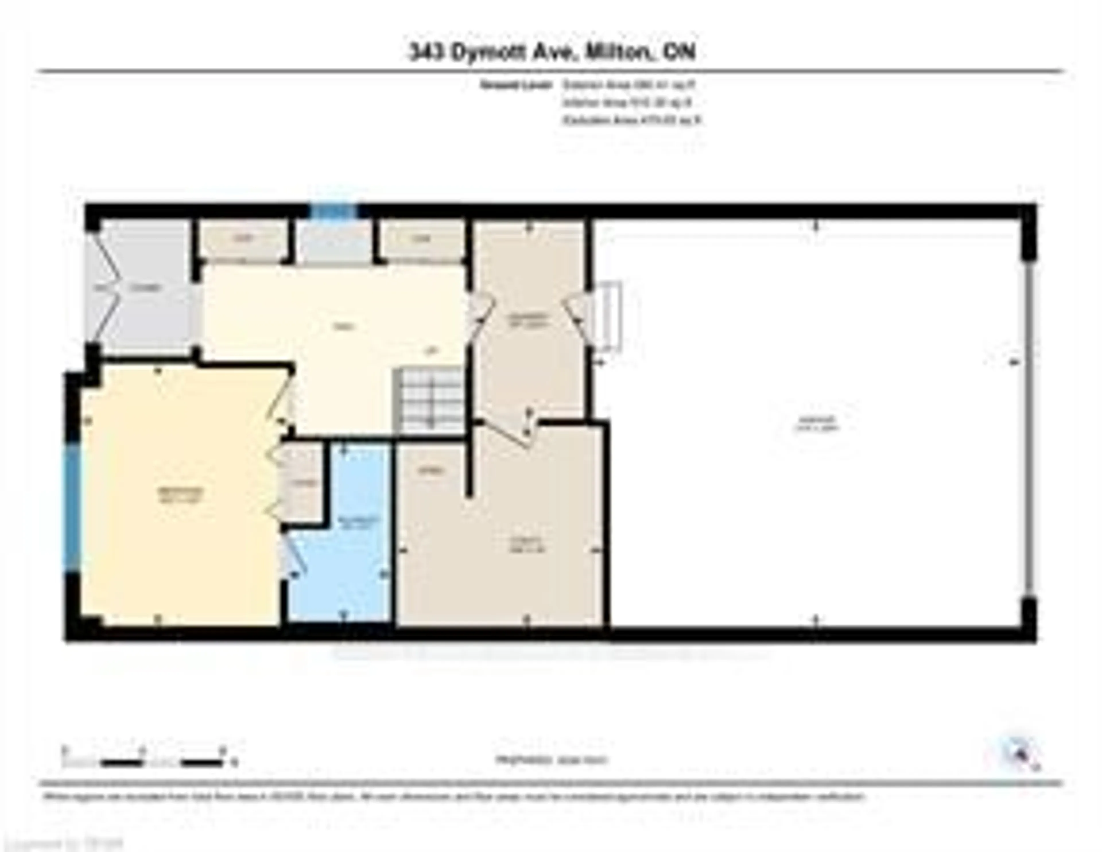 Floor plan for 343 Dymott Ave, Milton Ontario L9T 0Z4