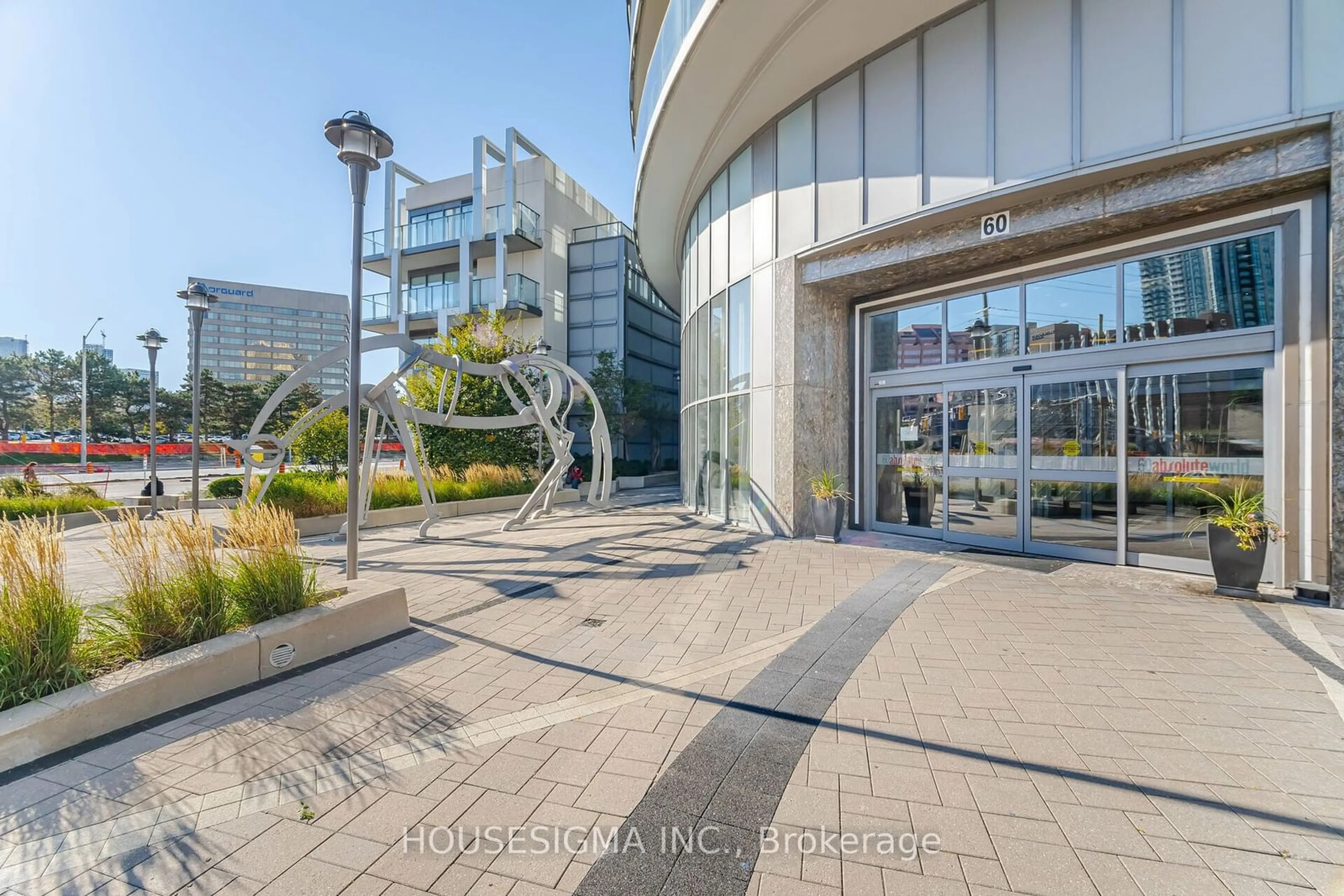 Indoor foyer for 60 Absolute Ave #1907, Mississauga Ontario L4Z 0A9