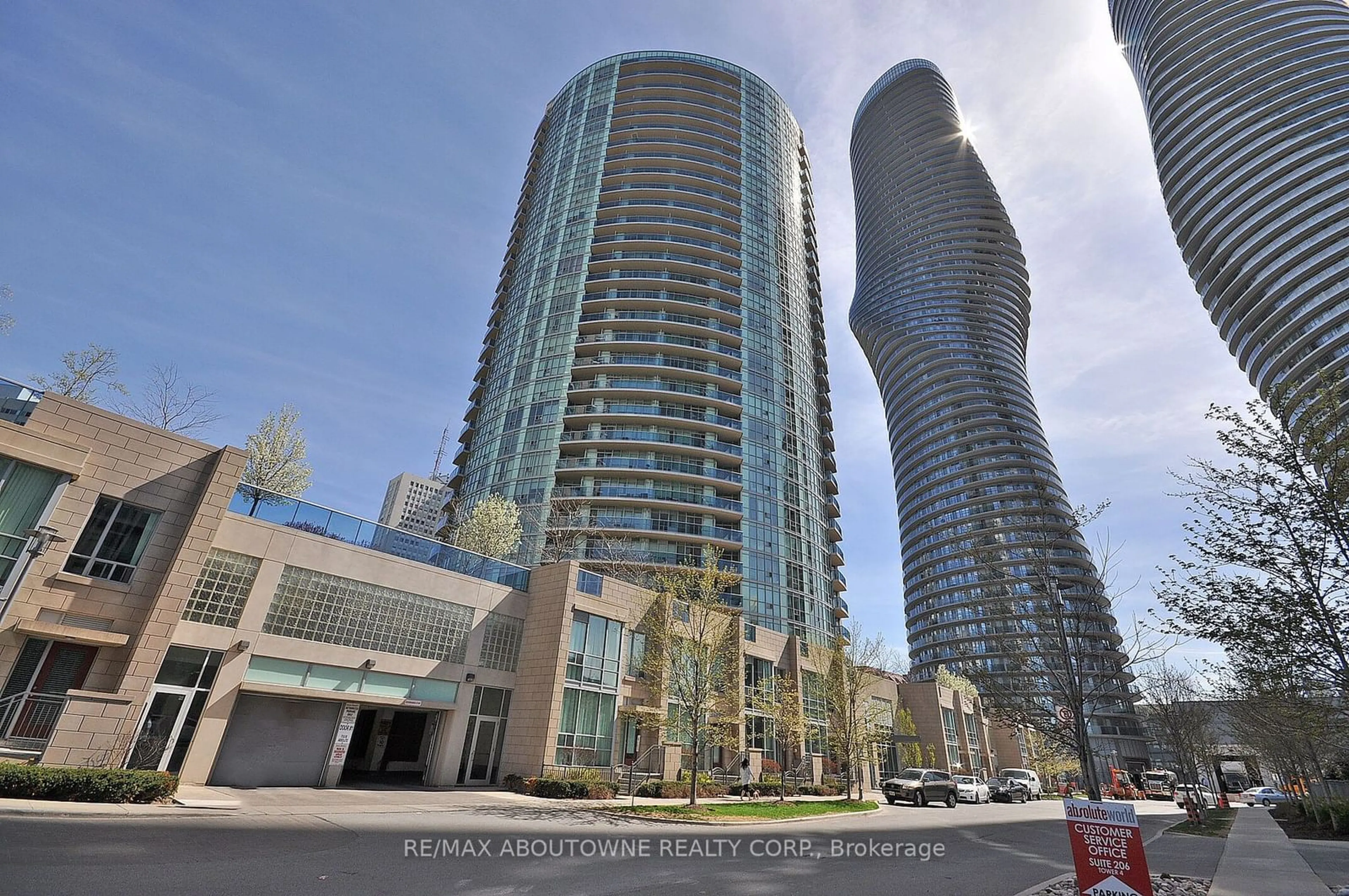 A pic from exterior of the house or condo for 70 Absolute Ave #2802, Mississauga Ontario L4Z 0A4