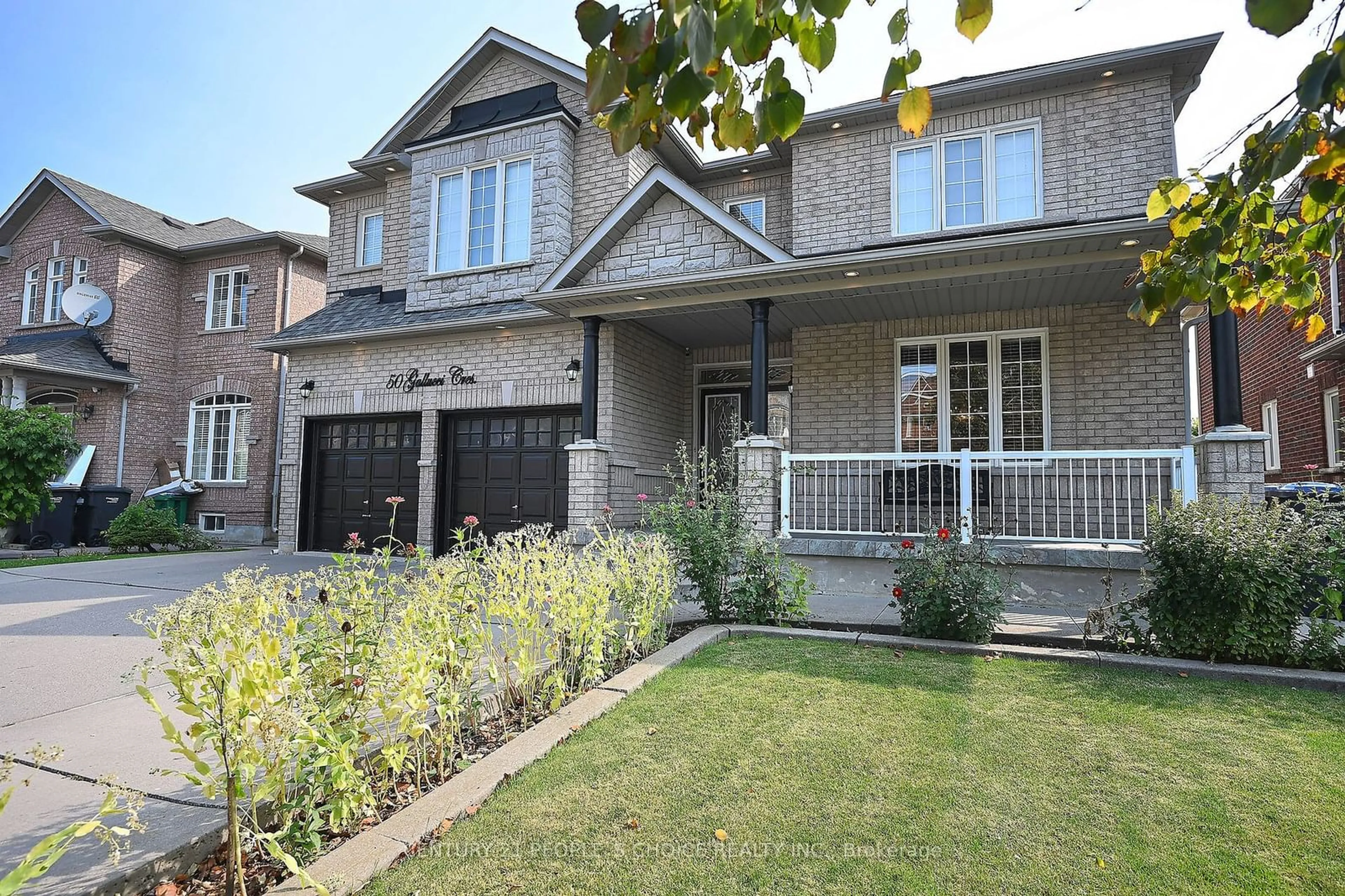 Home with brick exterior material for 50 Gallucci Cres, Brampton Ontario L6P 1R2