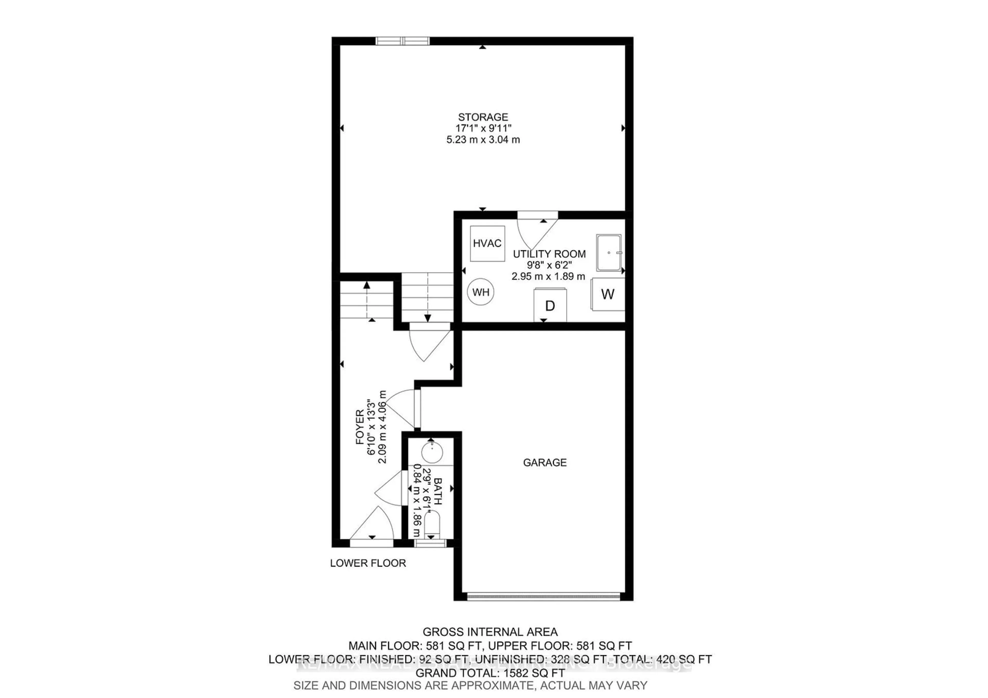 Floor plan for 235 Bronte St #31, Milton Ontario L9T 3V8