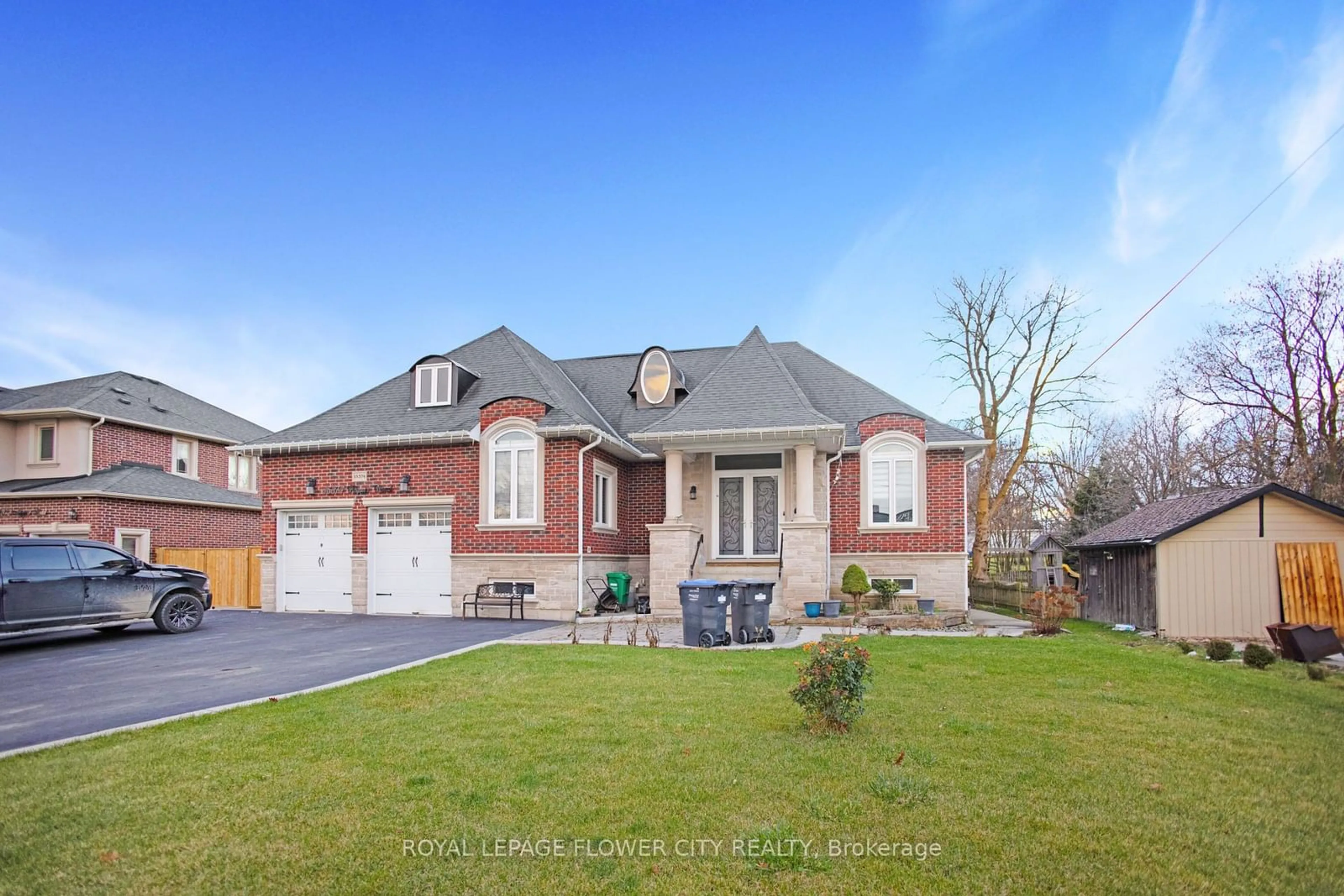 Frontside or backside of a home, the street view for 15374 Airport Rd, Caledon Ontario L7C 1E6