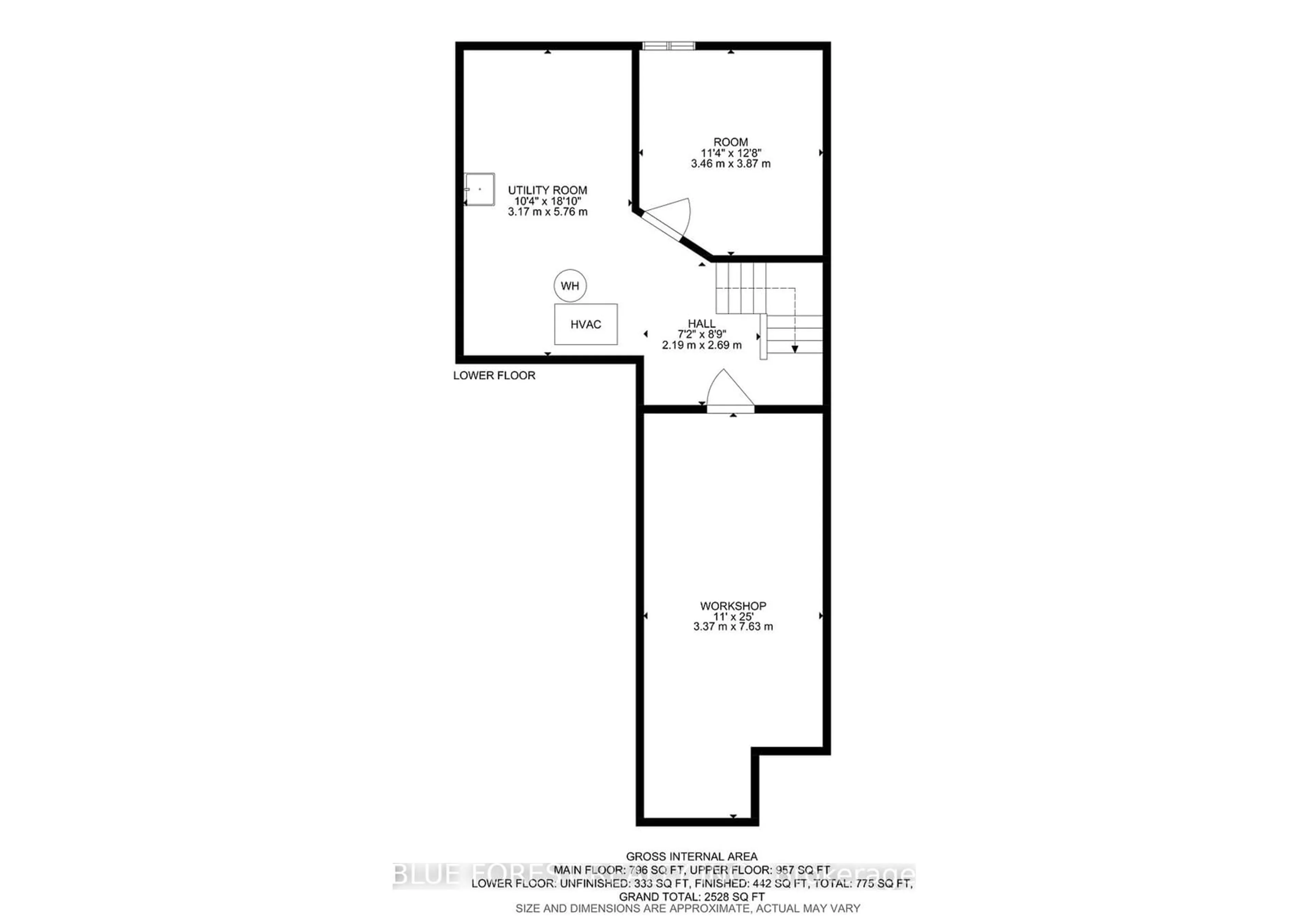 Floor plan for 2414 Sequoia Way, Oakville Ontario L6M 4Z7