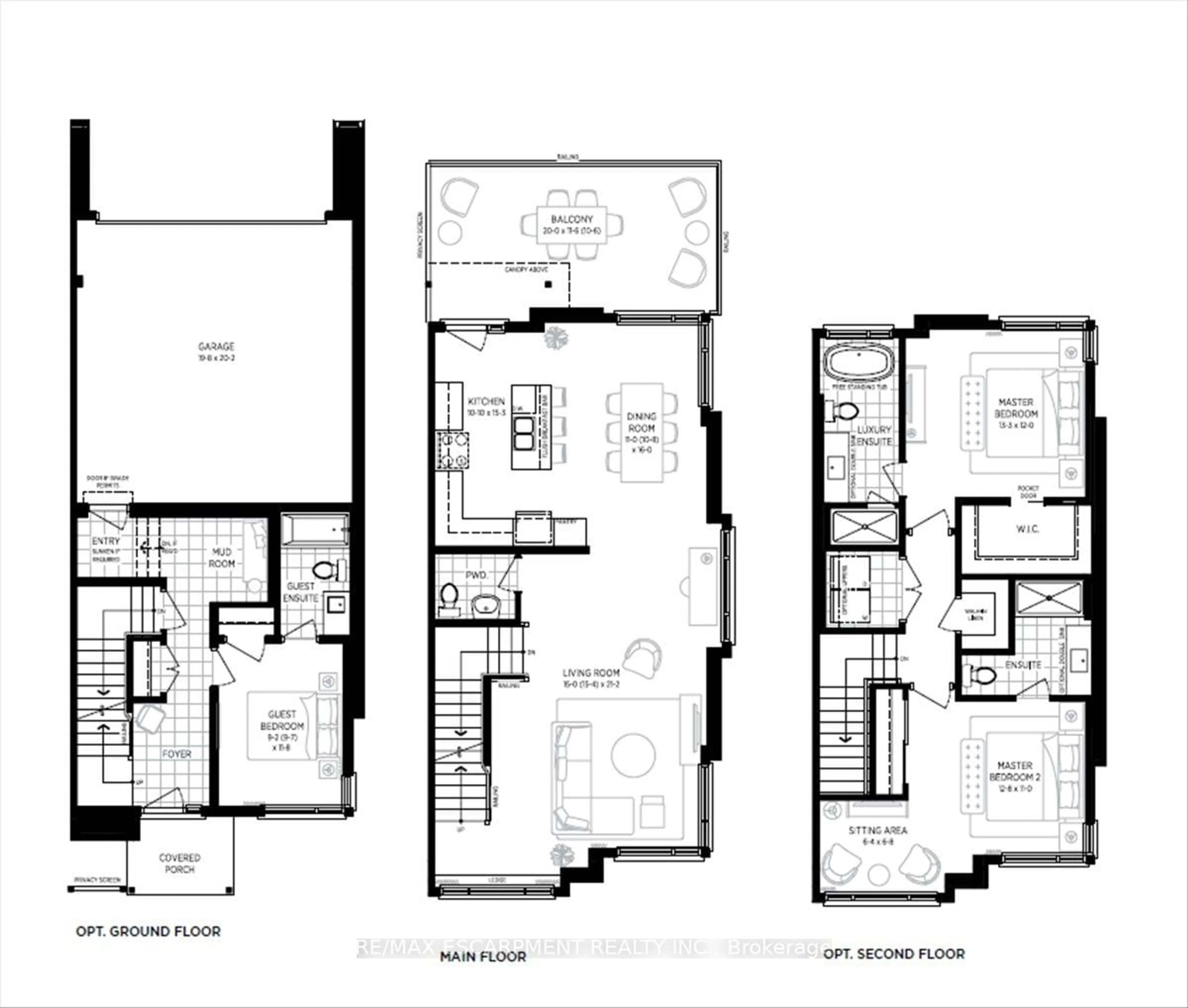 Floor plan for 2273 Turnberry Rd #8, Burlington Ontario L7M 2B2