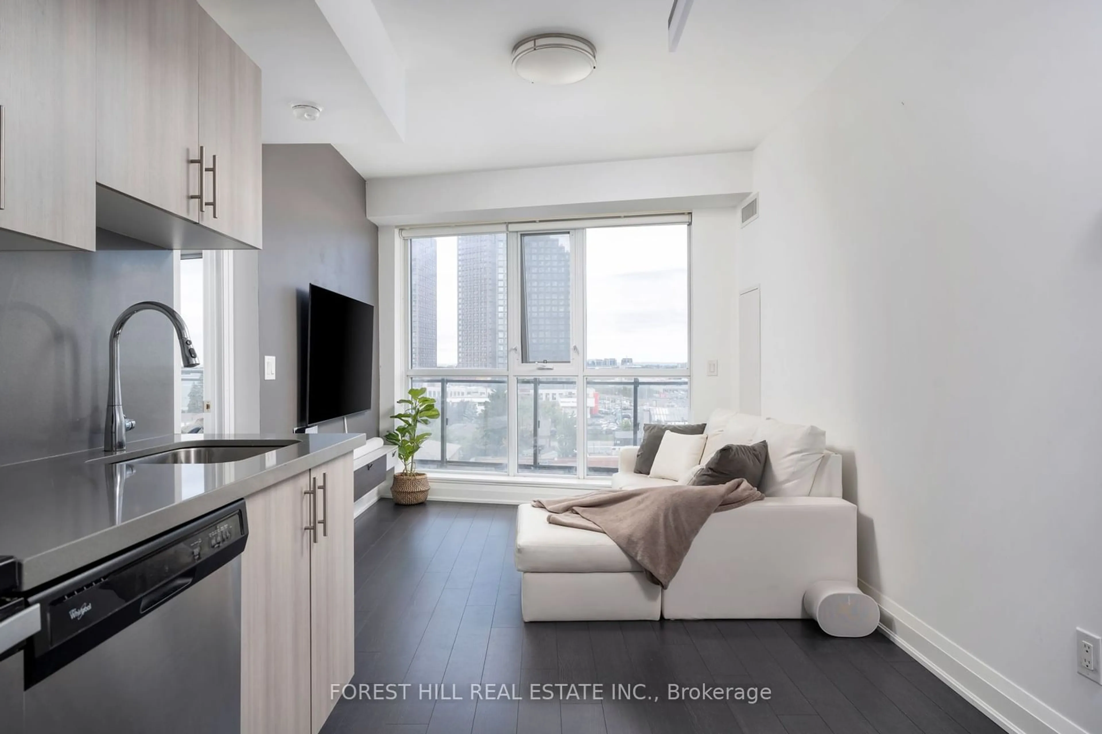 Living room for 16 McAdam Ave #704, Toronto Ontario M6A 0B9