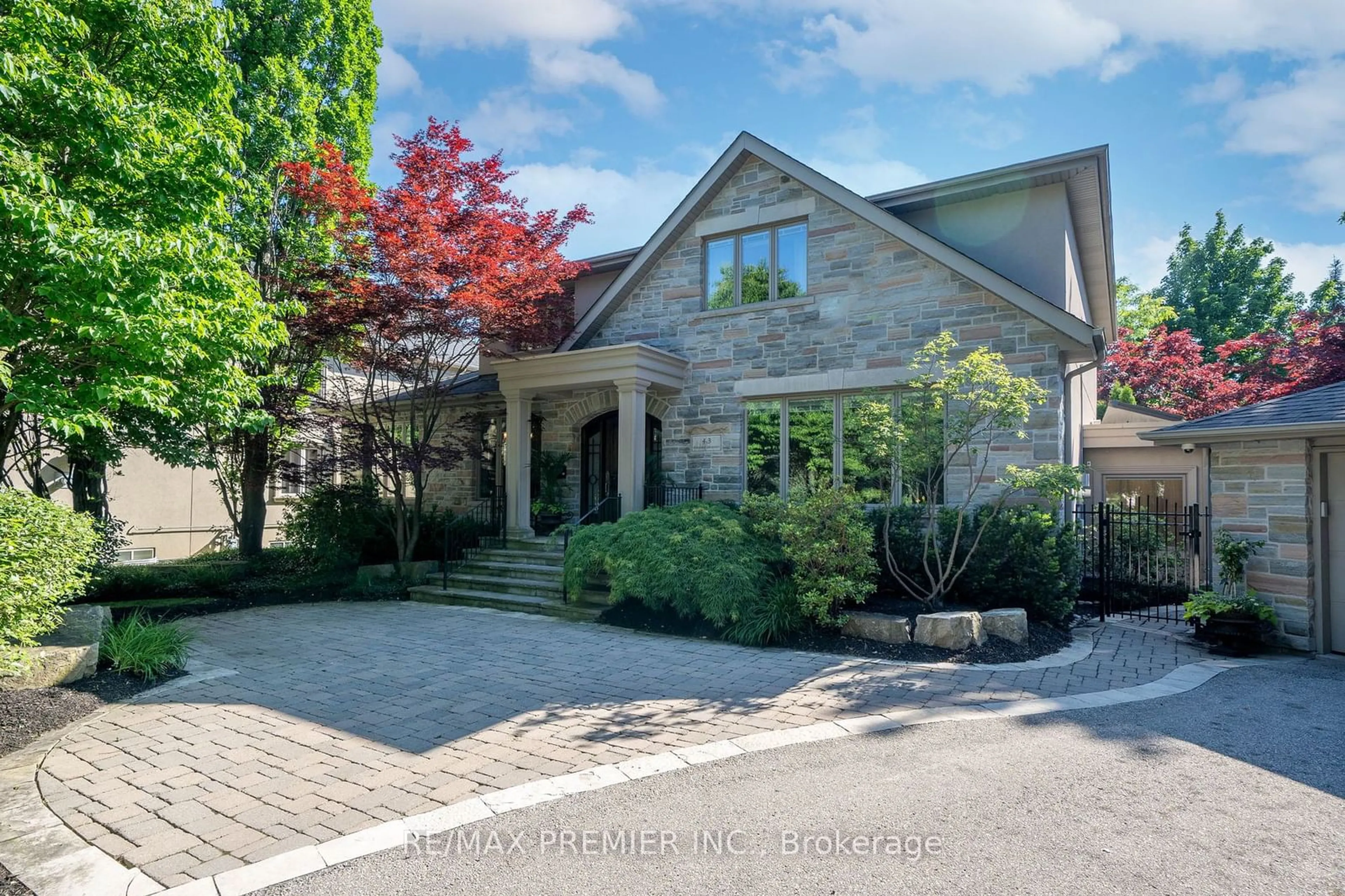 Frontside or backside of a home, the street view for 43 Edenvale Cres, Toronto Ontario M9A 4A5