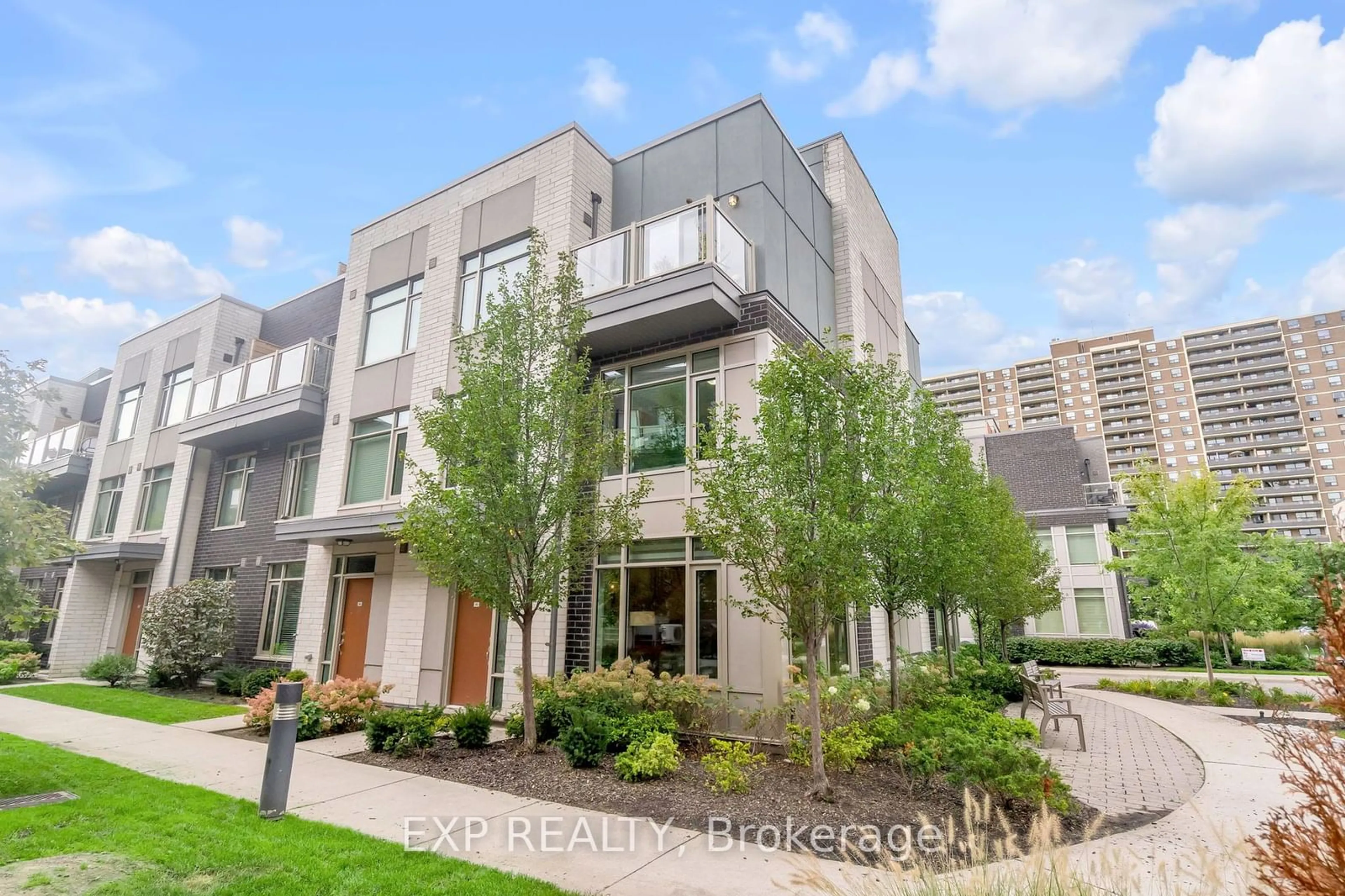 A pic from exterior of the house or condo for 15 Applewood Lane #95, Toronto Ontario M9C 0C1