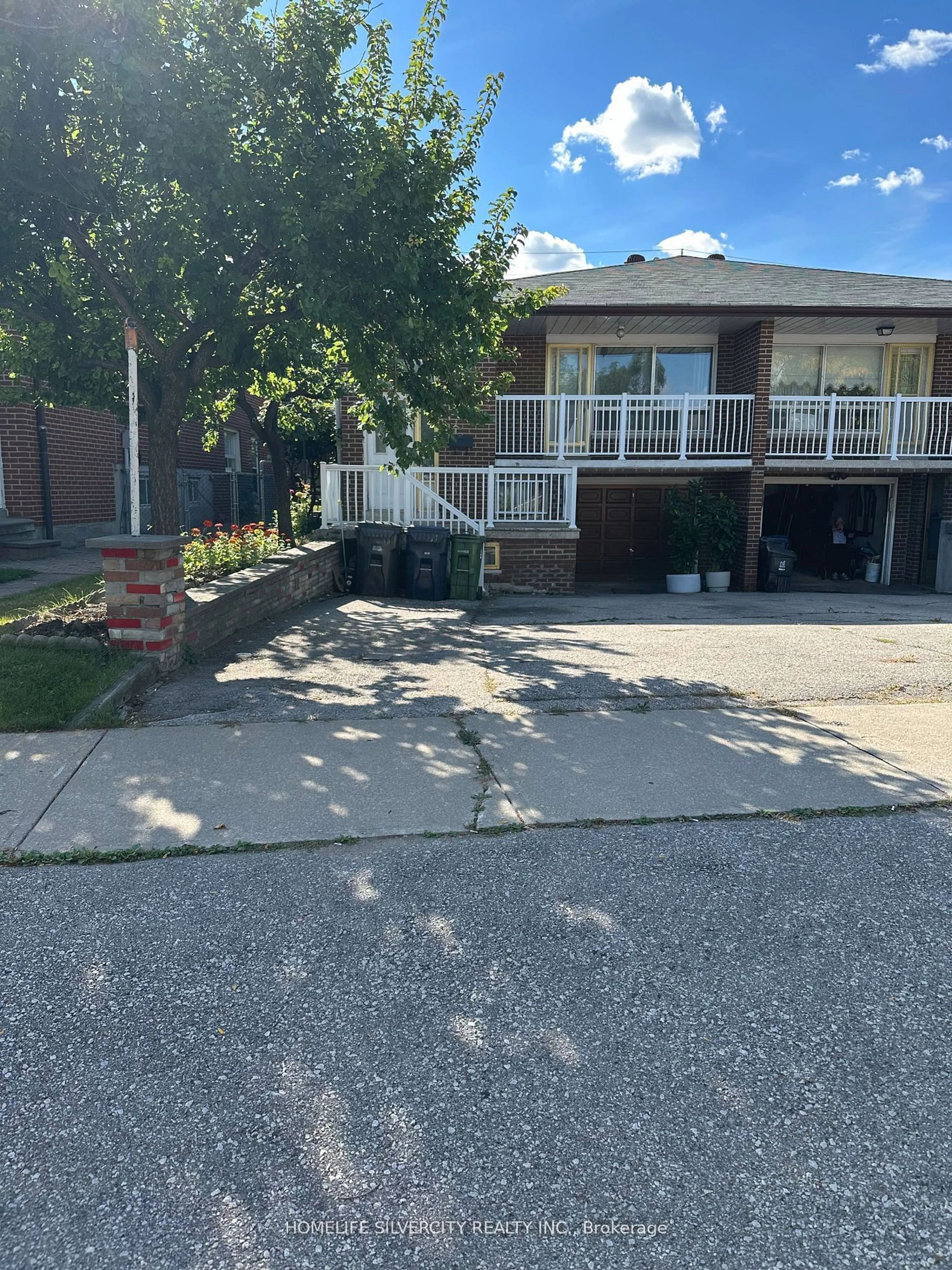 Frontside or backside of a home, the street view for 110 Anthia Dr, Toronto Ontario M9L 1K8