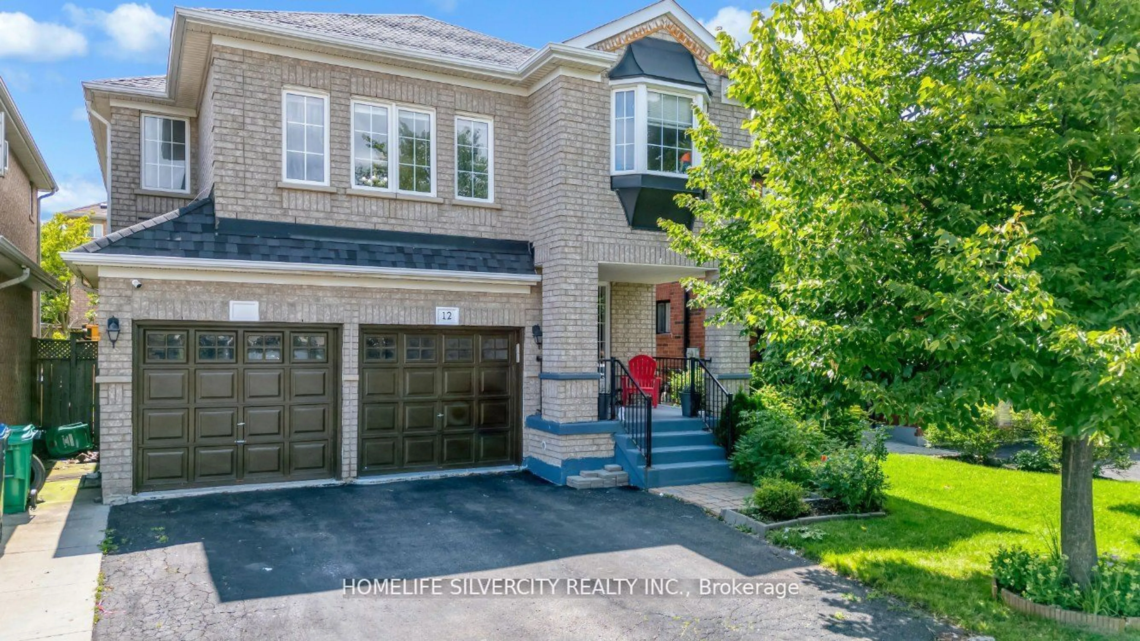 Home with brick exterior material for 12 Hackmore Gate, Brampton Ontario L7A 1R6