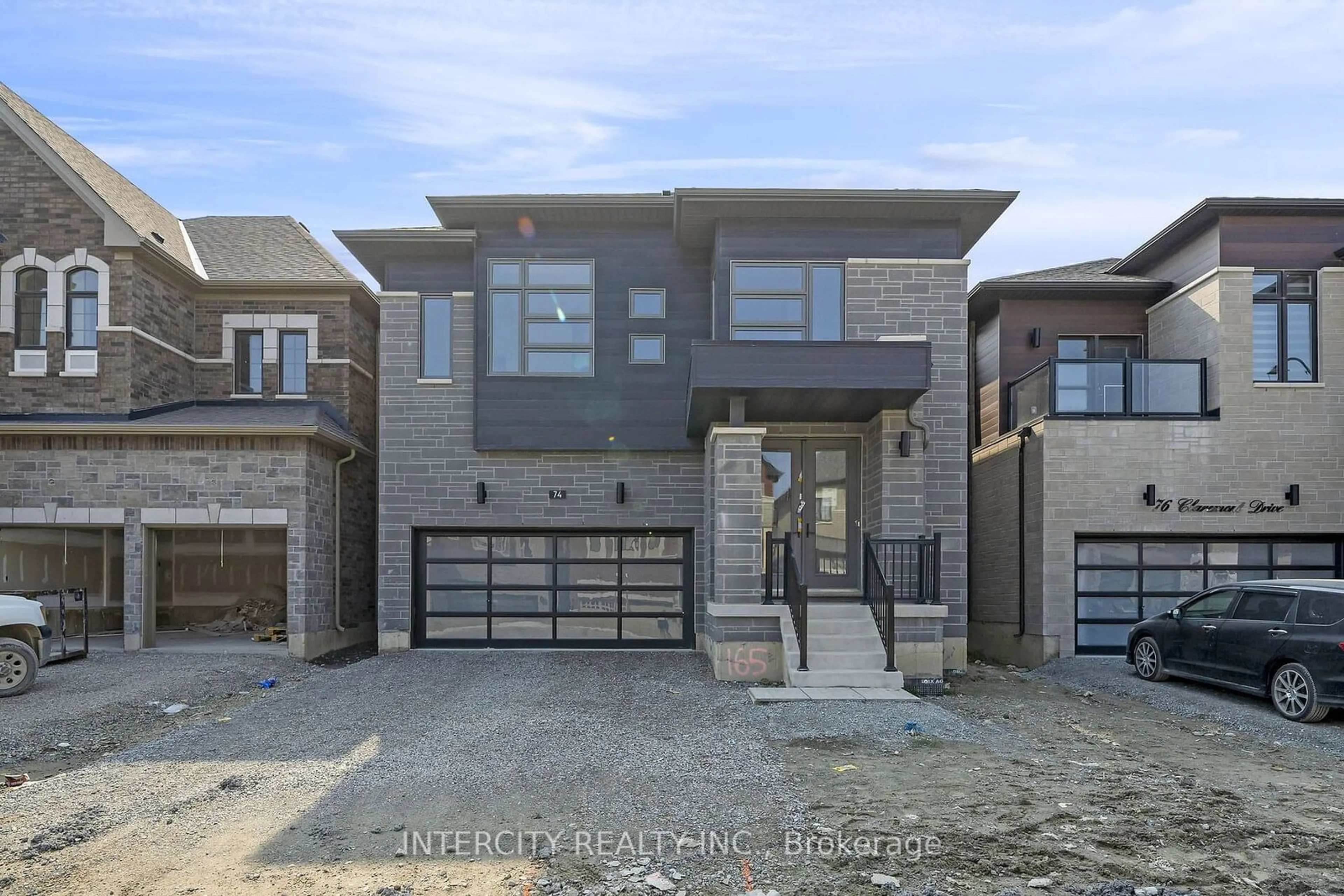 Home with brick exterior material, street for 74 Claremont Dr #Lot 165, Brampton Ontario L6R 4G2