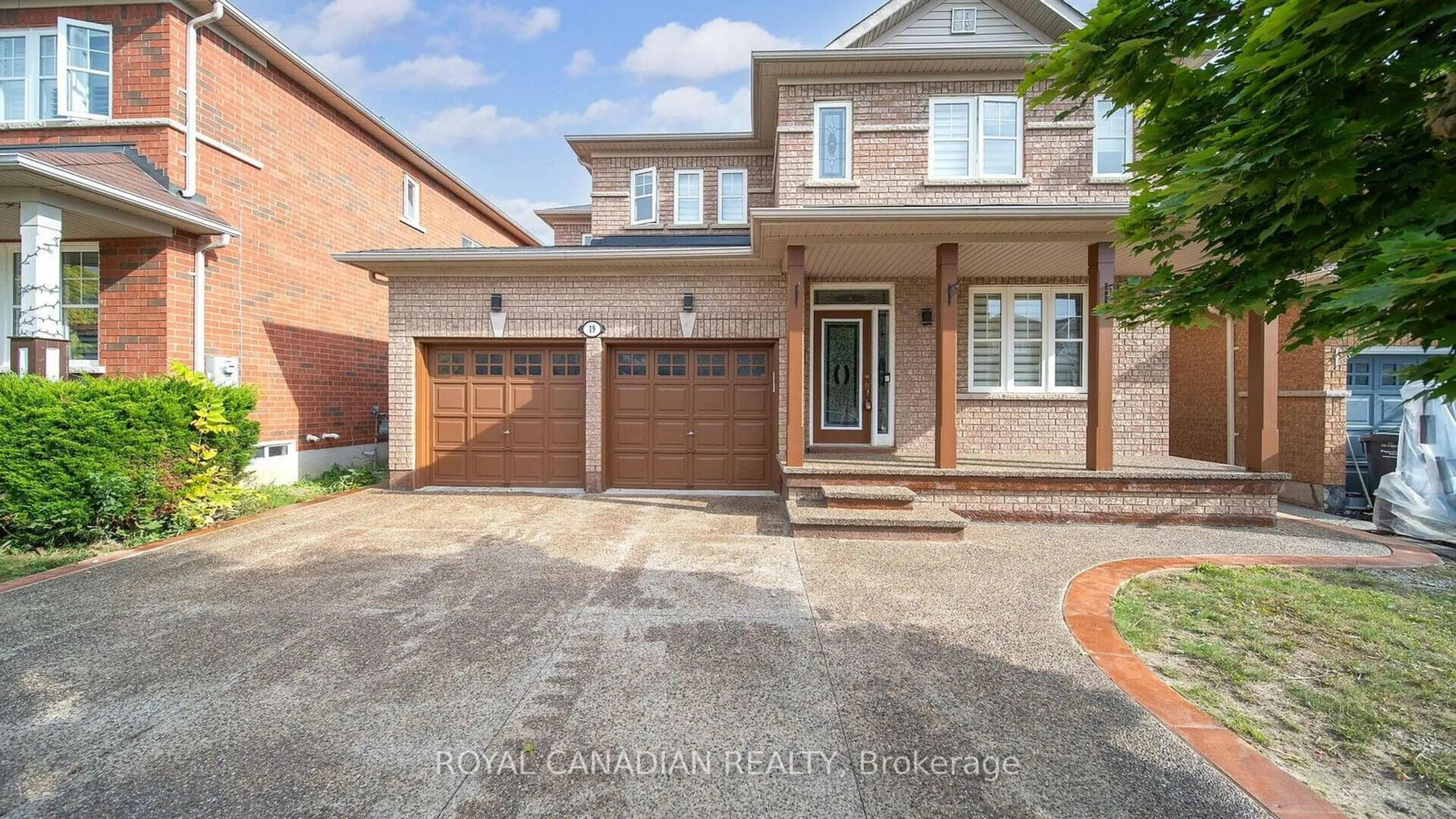 Home with brick exterior material for 19 Outlook Ave, Brampton Ontario L6Y 5N9