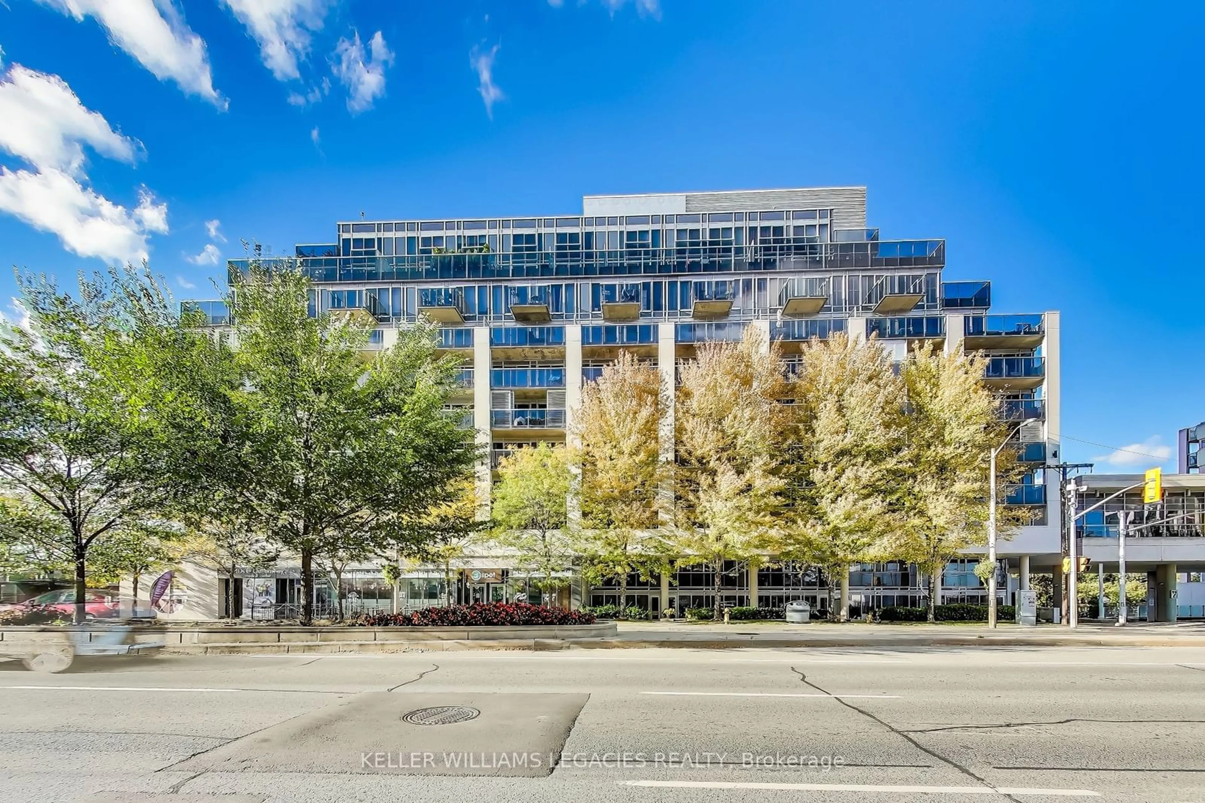 A pic from exterior of the house or condo, the front or back of building for 1050 The Queensway #316, Toronto Ontario M8Z 0A8