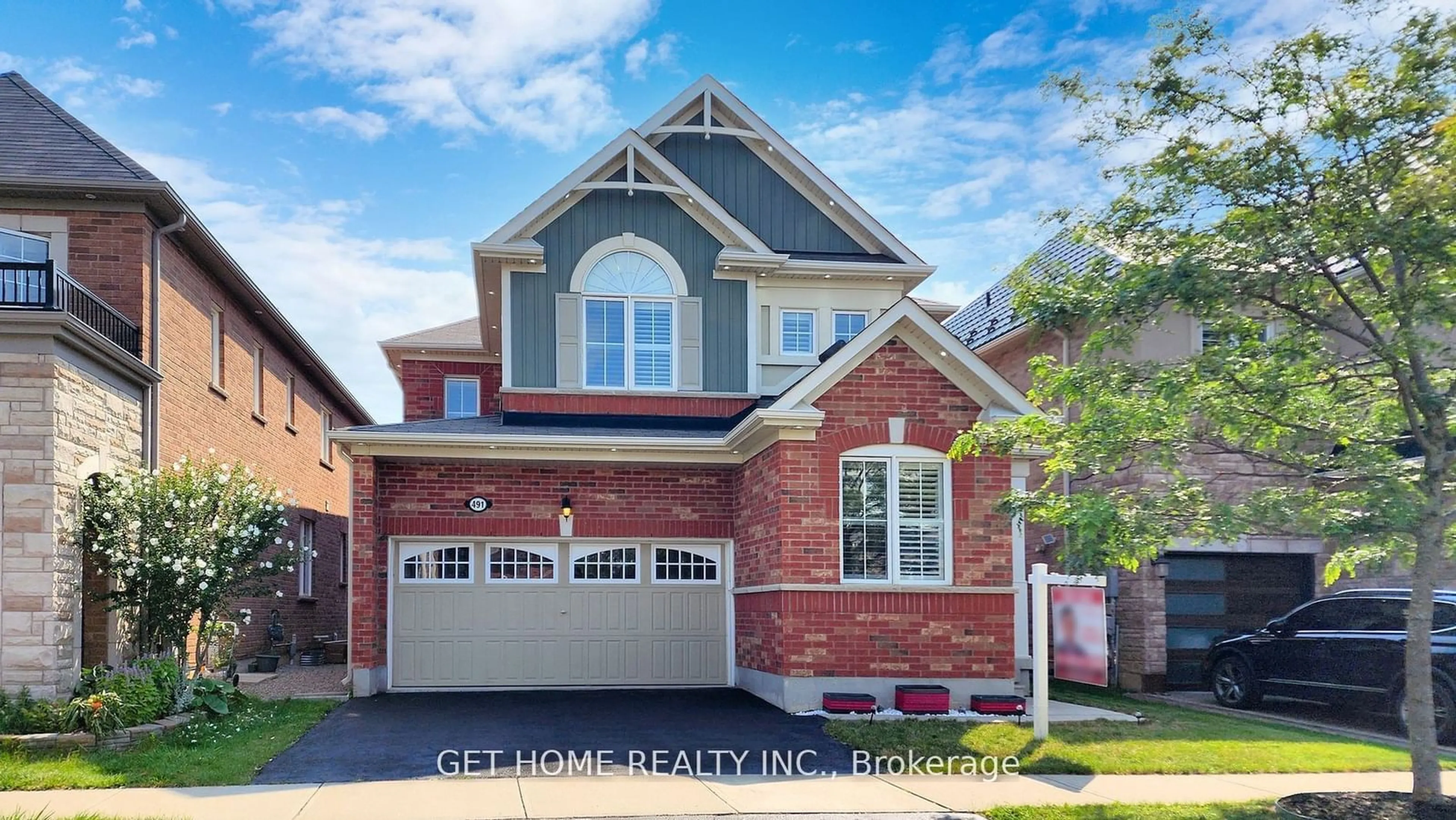 Home with brick exterior material for 491 Blinco Terr, Milton Ontario L9T 8Y8