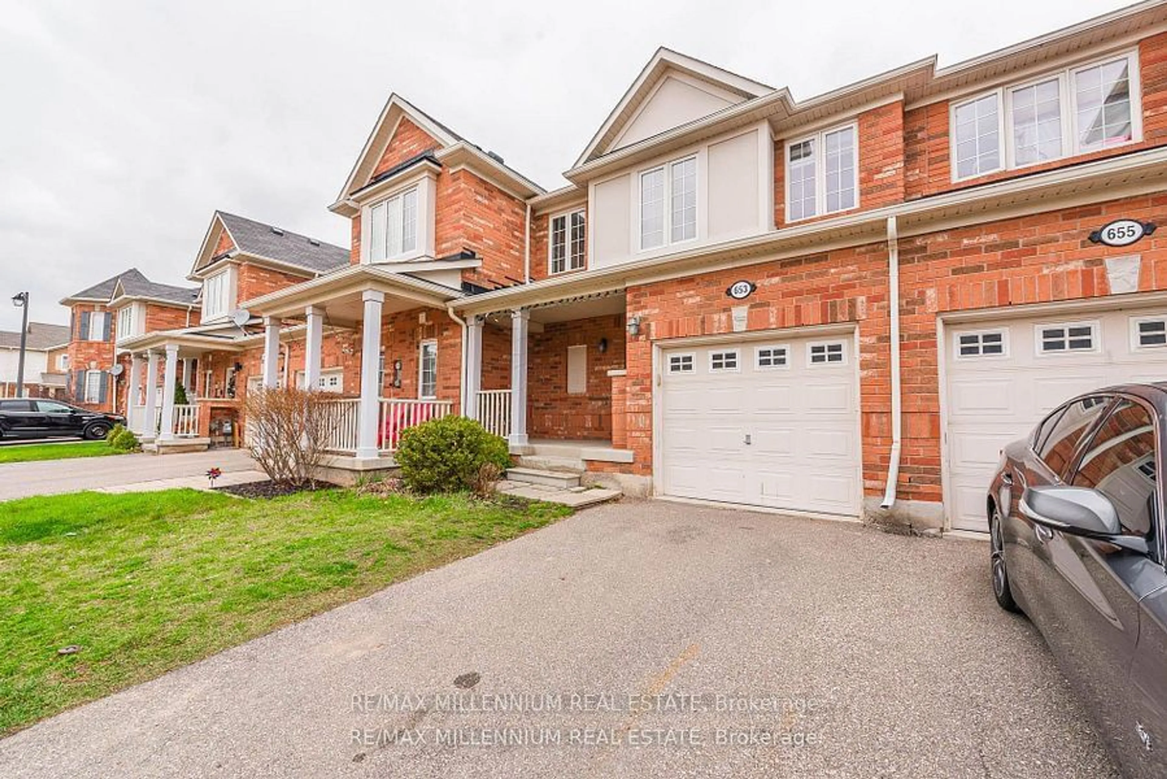 A pic from exterior of the house or condo, the street view for 653 Gervais Terr, Milton Ontario L9T 7R7