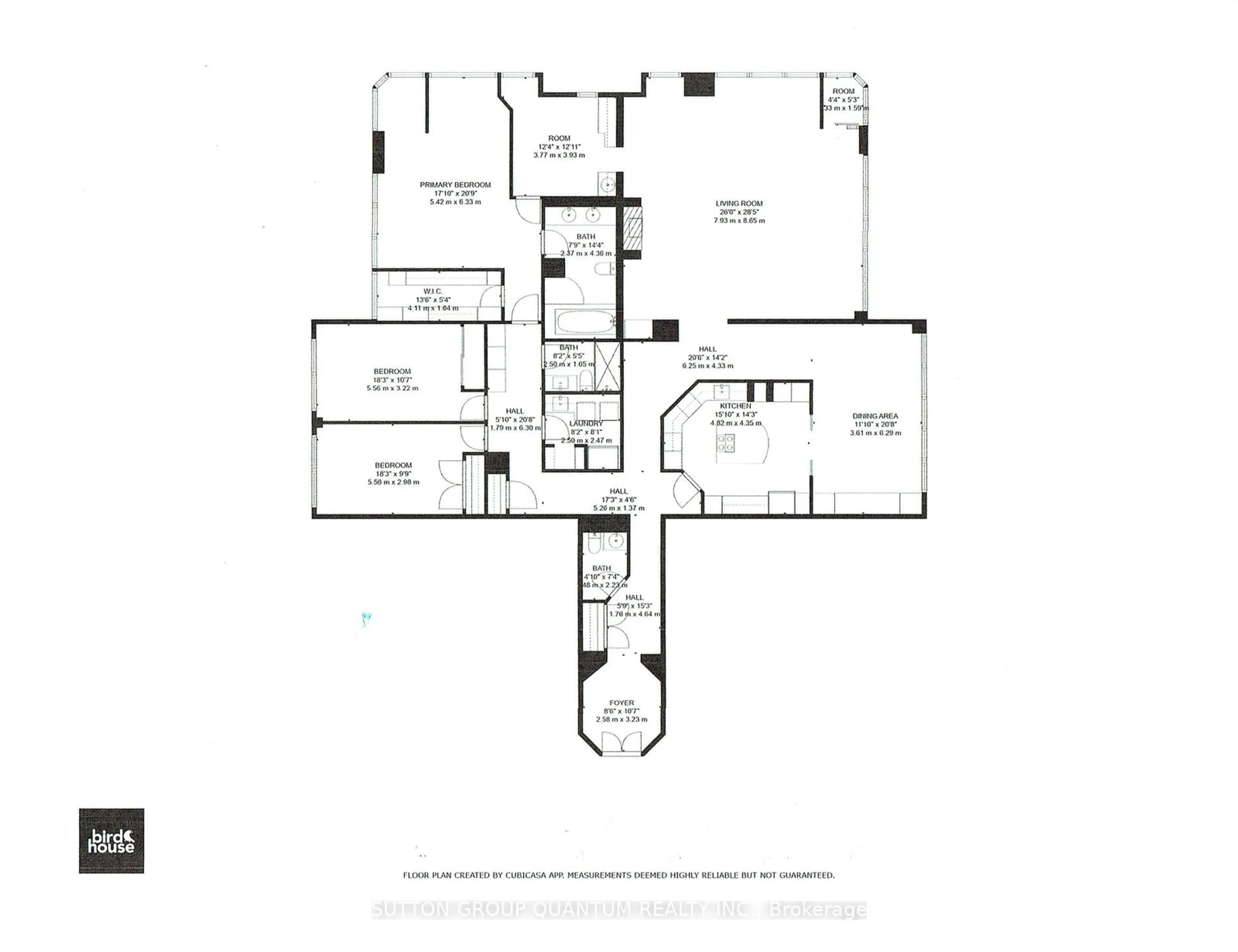 Floor plan for 2045 LAKESHORE Blvd #4404, Toronto Ontario M8V 2E6