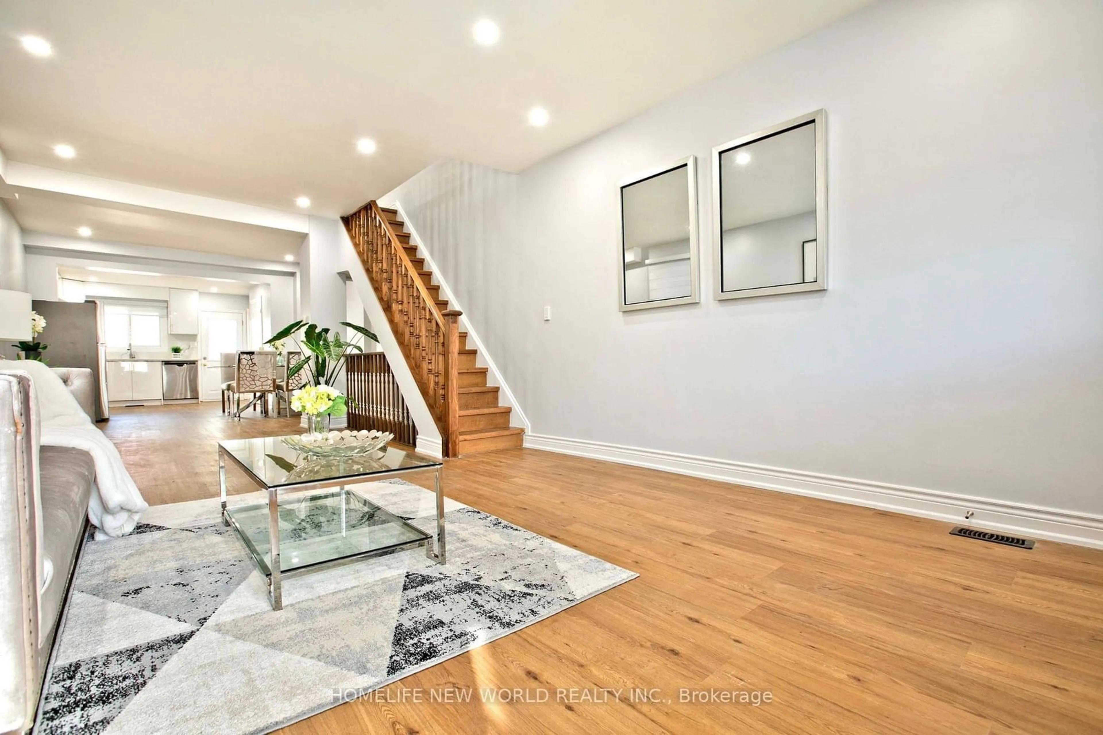 Indoor entryway, wood floors for 19 Britannia Ave, Toronto Ontario M6N 3T6