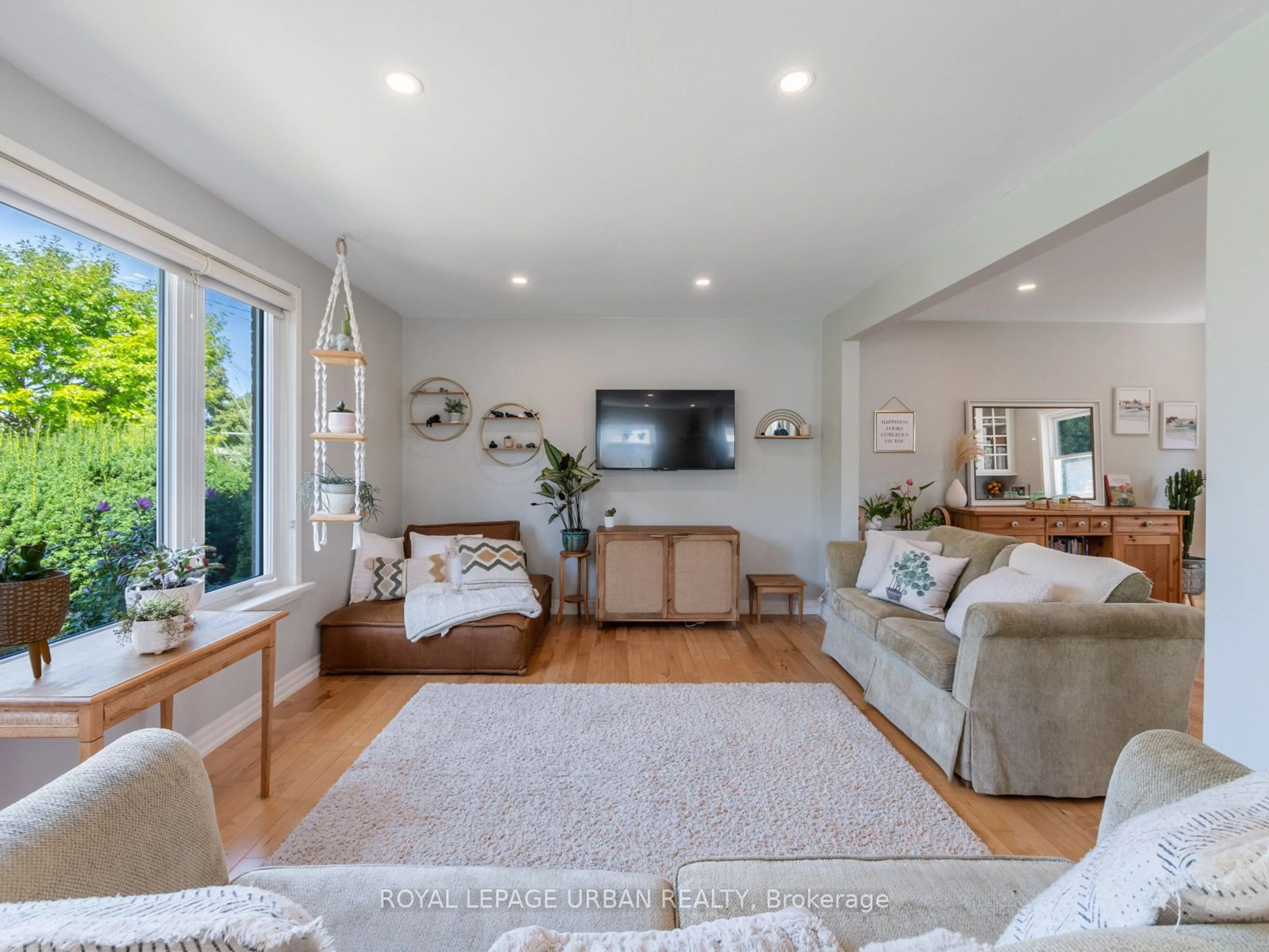 Living room, wood floors for 93 Hadrian Dr, Toronto Ontario M9W 1V7